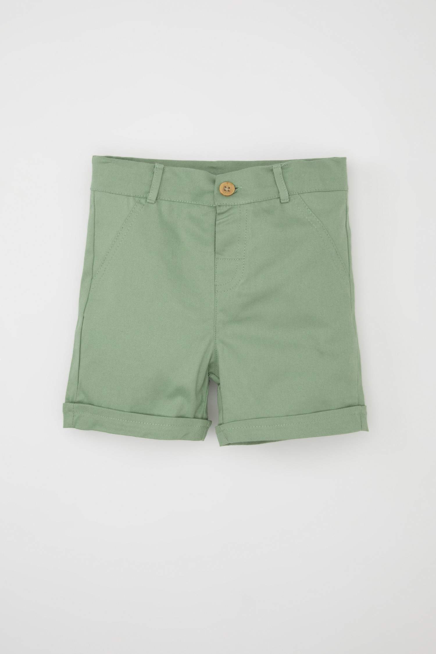 Erkek Bebek 2'li Takım Çizgili Poplin Gömlek Şort