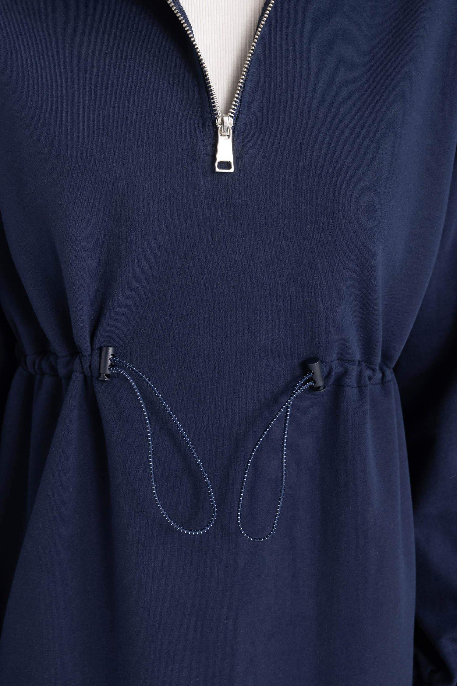 Regular Fit Thin Sweatshirt Fabric Dress