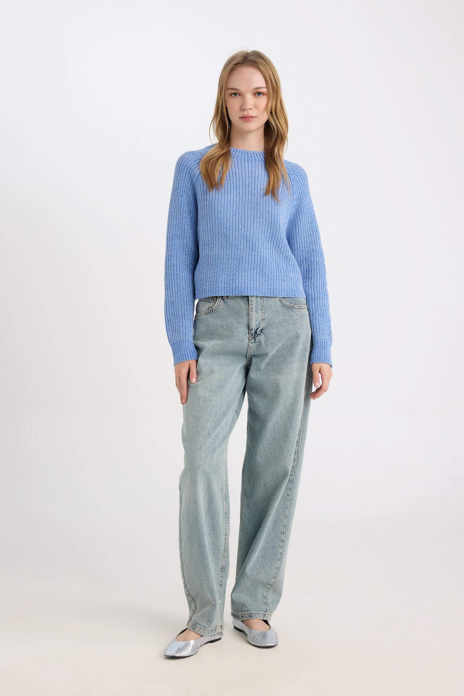 Regular Fit Yarım Balıkçı Yaka Triko Kazak