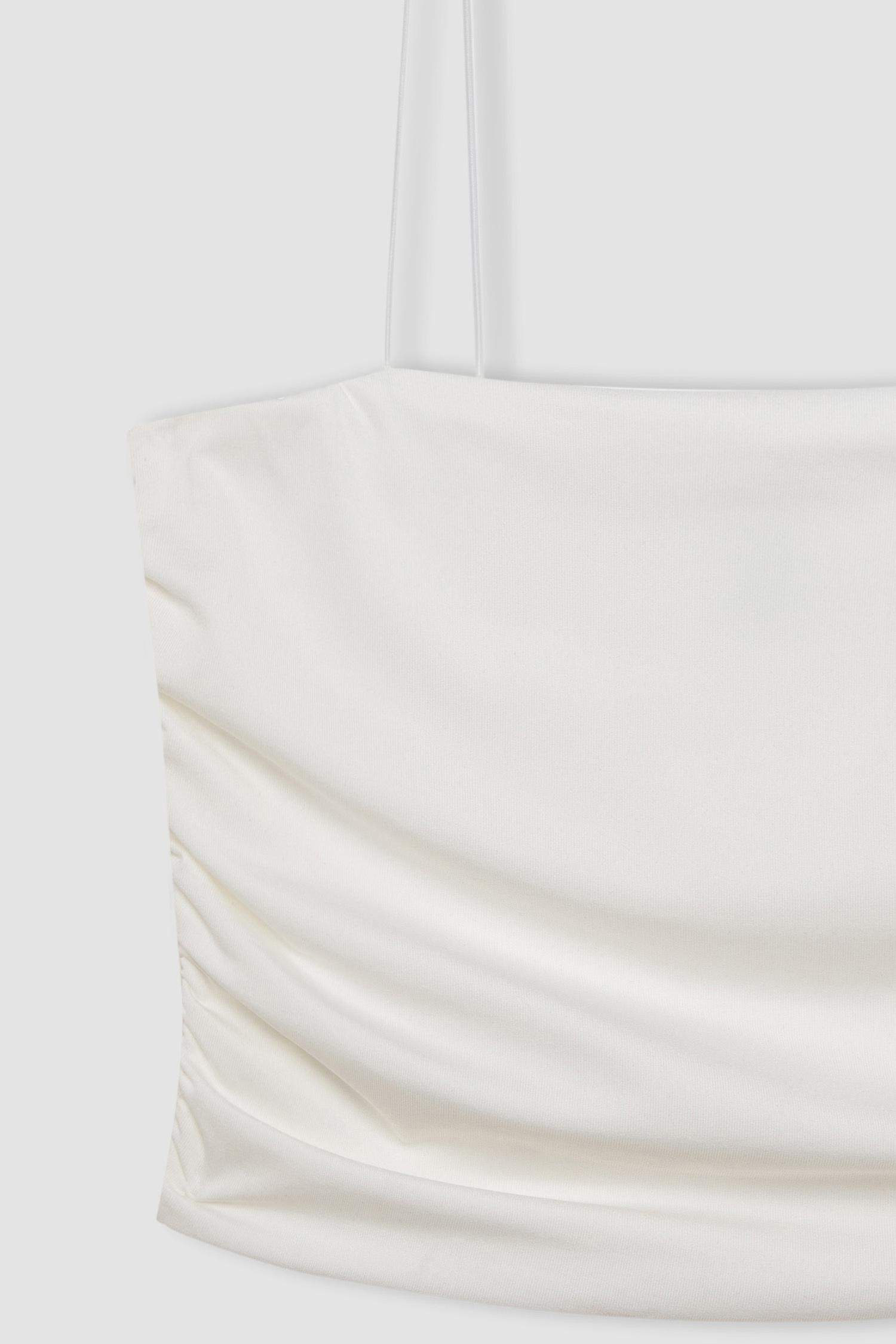 Slim Fit Dar Kesim İnce Askılı Bluz