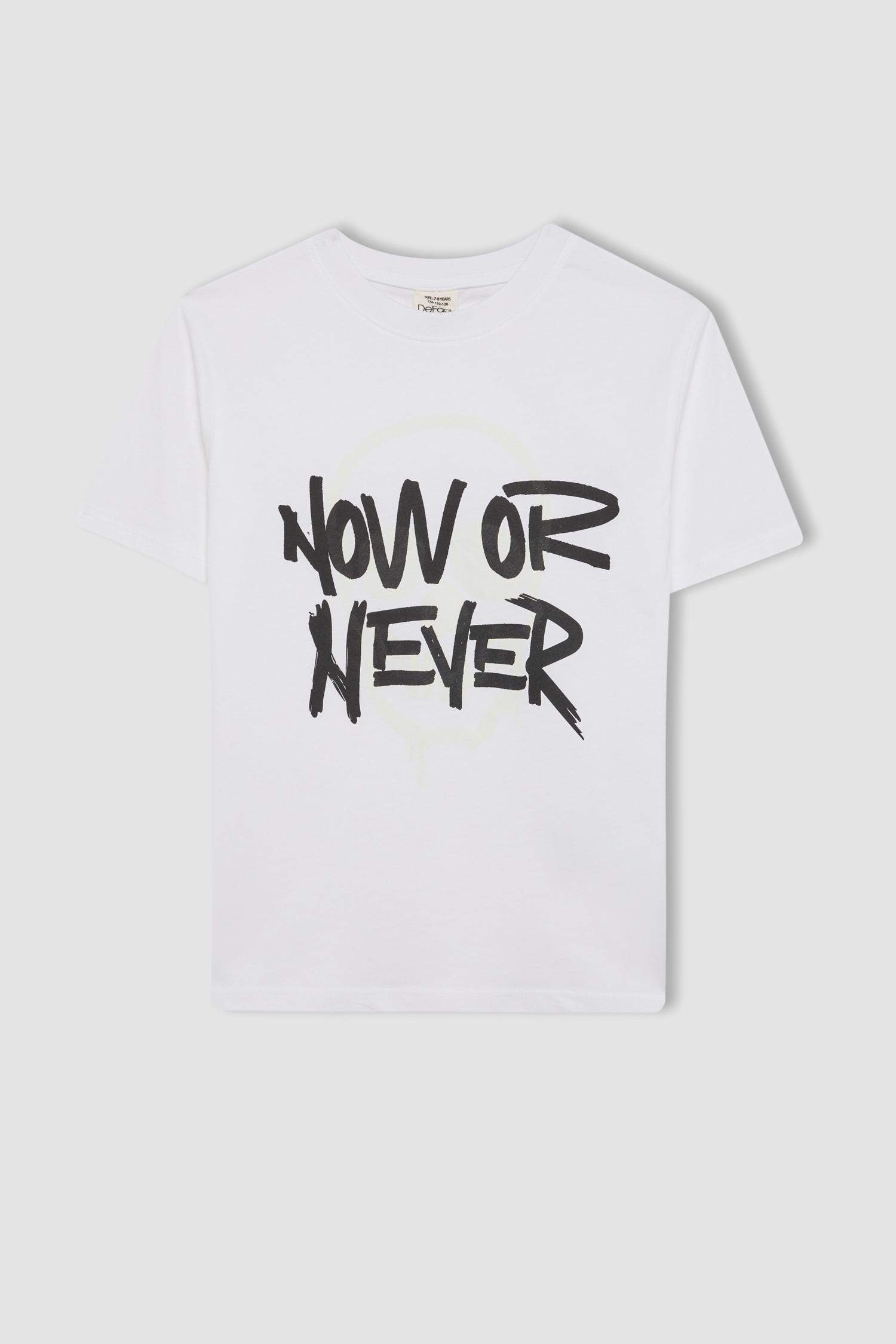 تيشيرت ولادي قصة عادية بياخة مستديرة متغير اللون