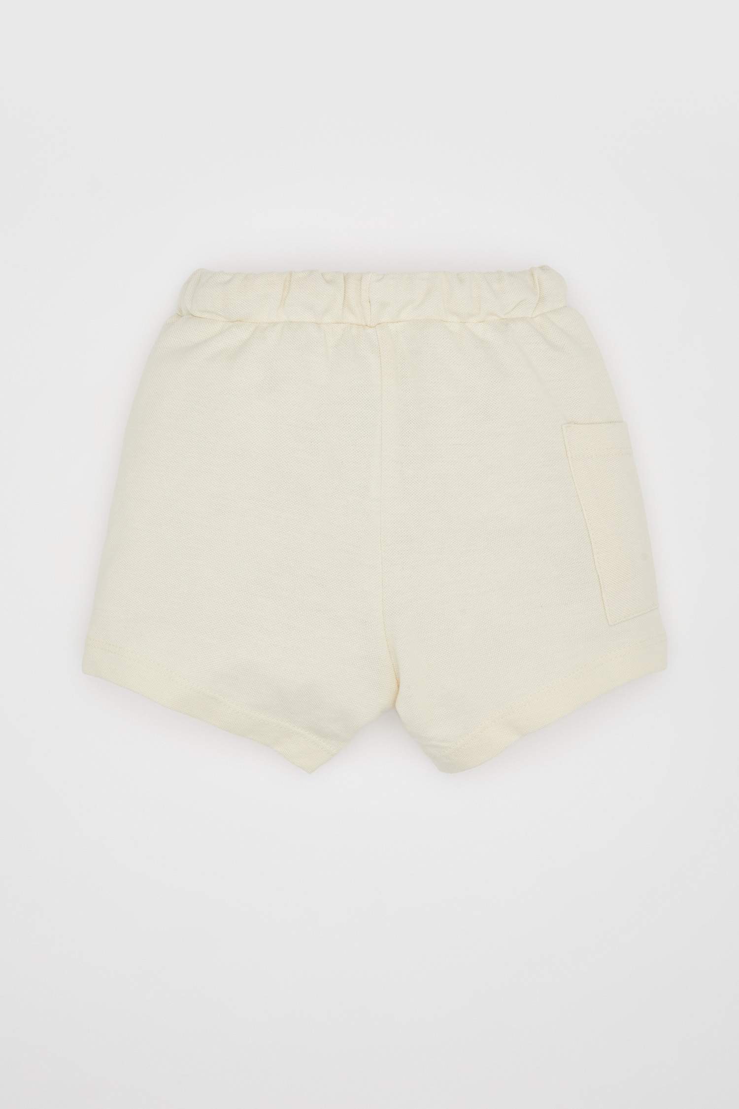 Short en Piqué imprimé étiquette pour Bébé Garçon