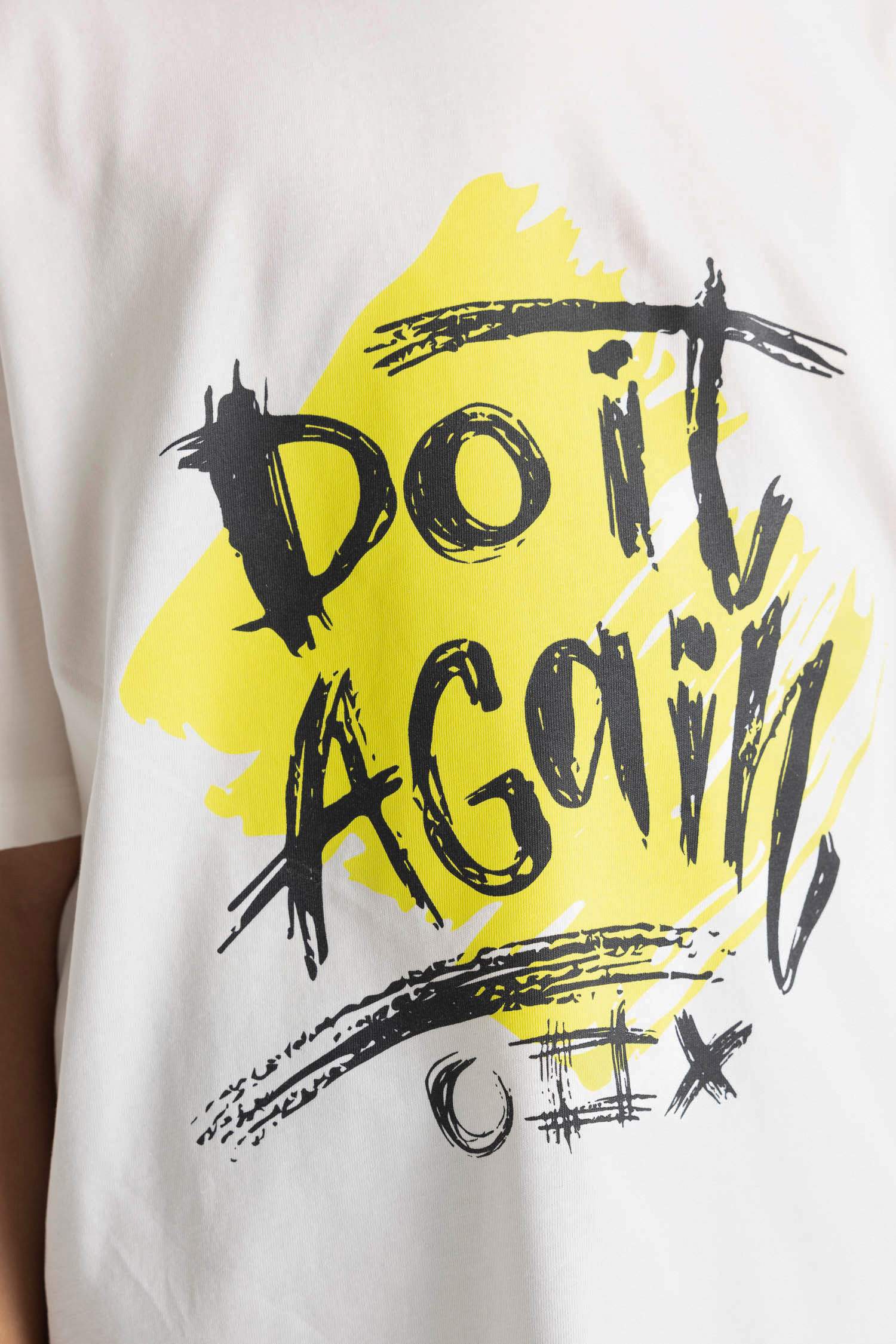 Boy Oversize Fit Crew Neck Printed T-Shirt