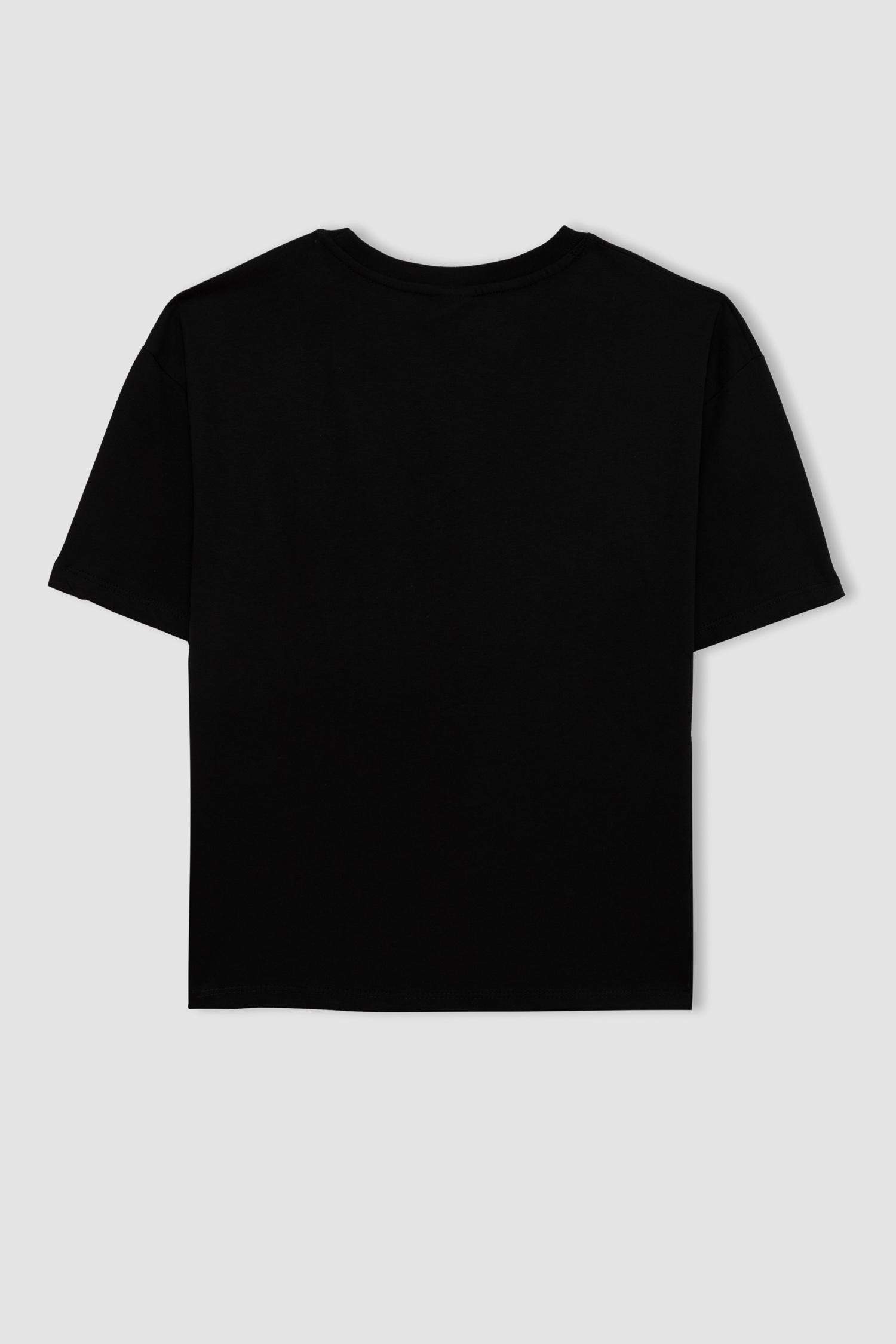 Boy Oversize Fit Crew Neck Printed T-Shirt