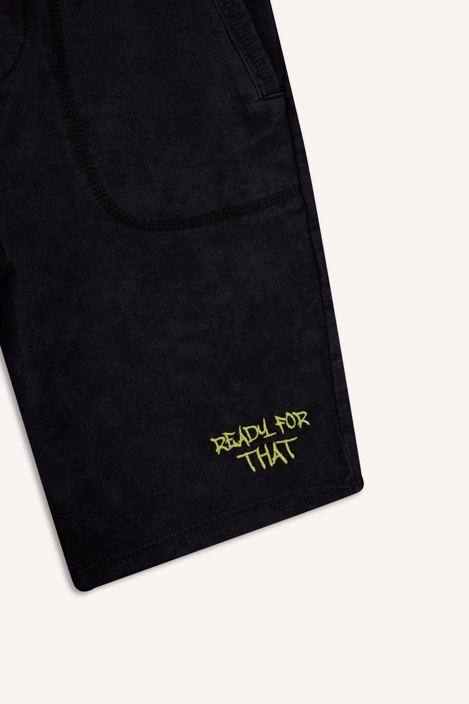 Boy Sweatshirt Fabric Shorts