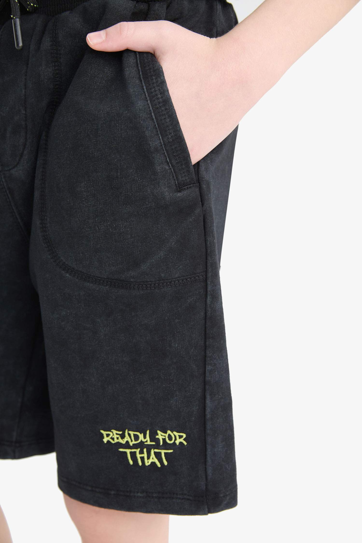 Erkek Çocuk Beli Lastikli Baskılı Şort