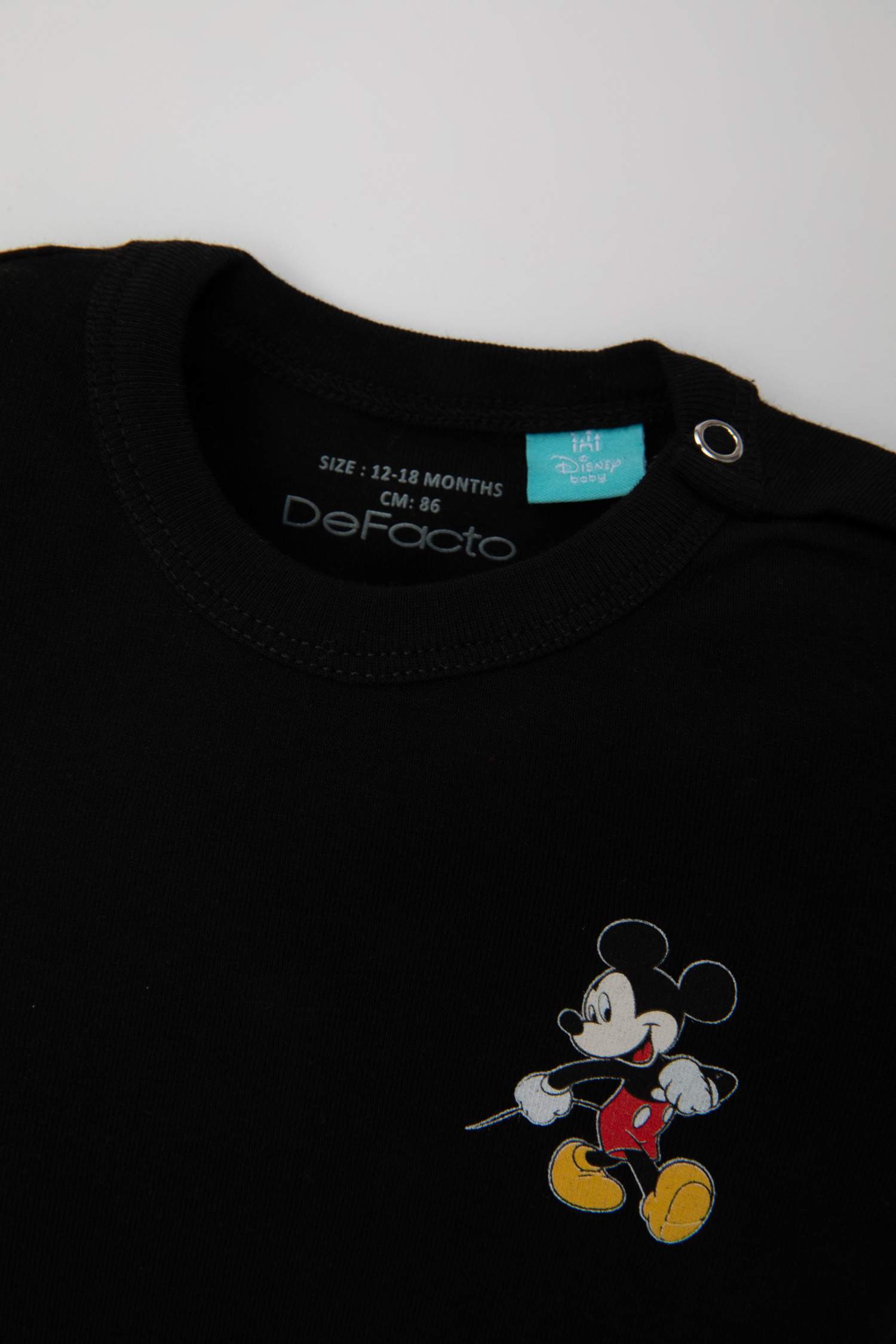 Baby Boy Newborn Disney Mickey & Minnie 2 Piece Snap Body