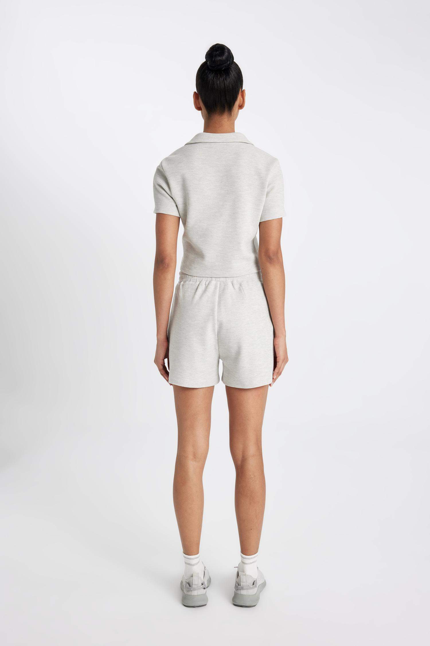 DeFactoFit NBA Los Angeles Lakers Cropped Waffle Shorts