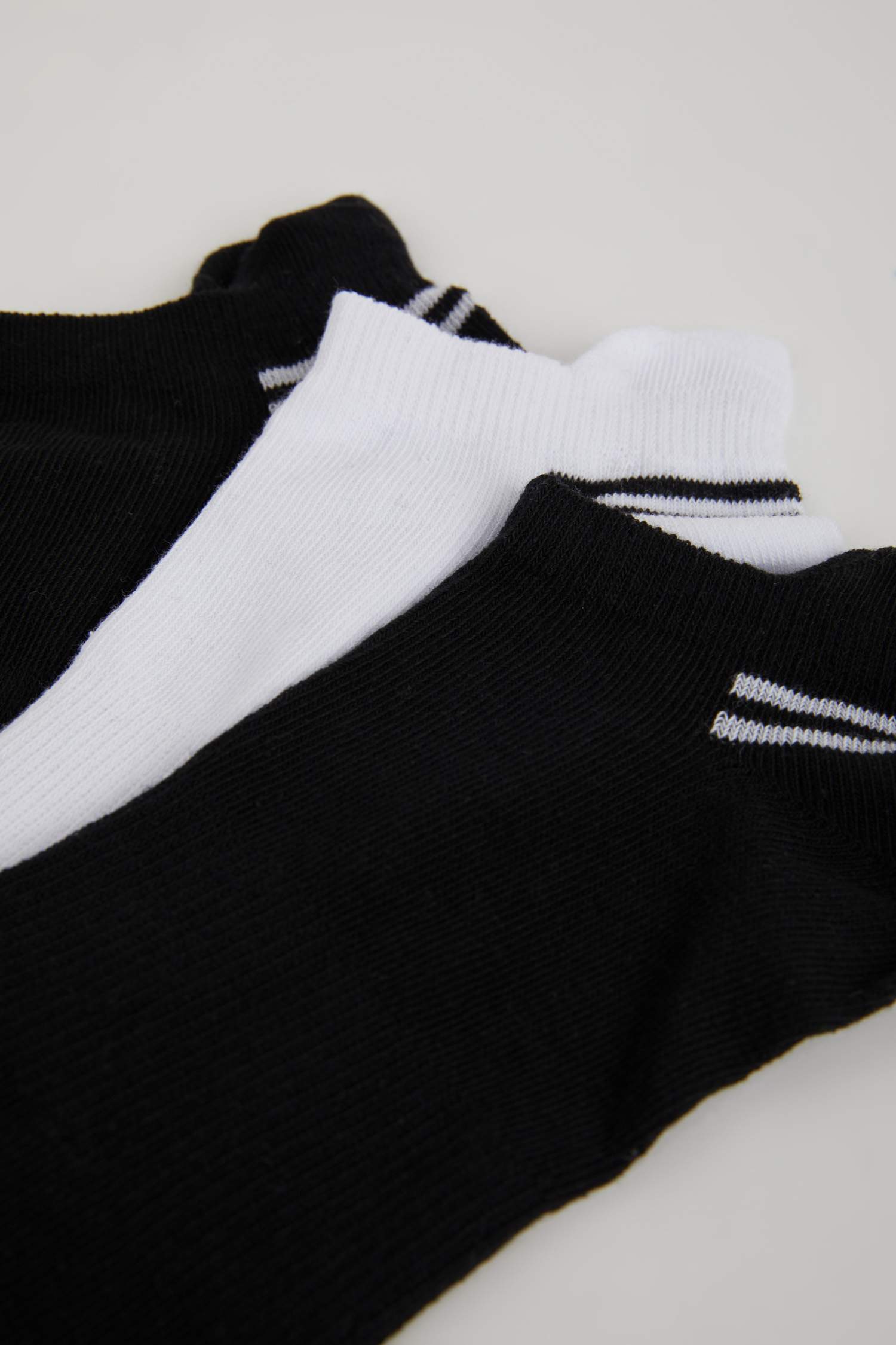 Kadın 3'lü Pamuklu Patik Çorap