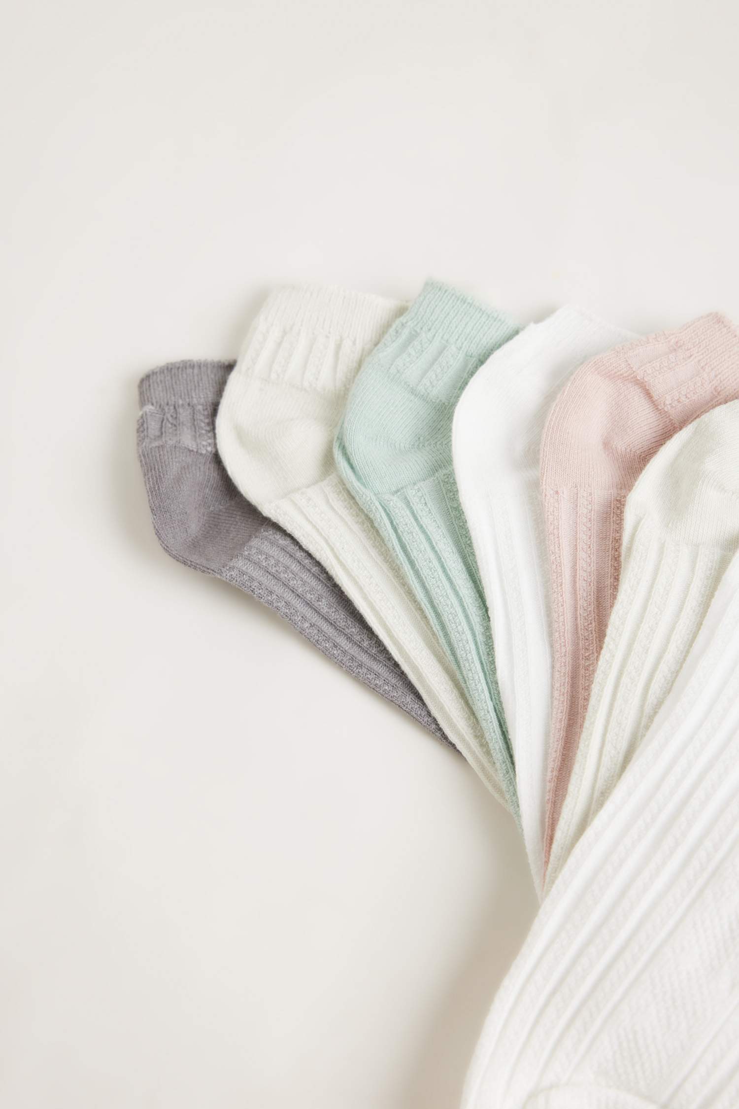 جوارب قصيرة قطن من 7 قطع