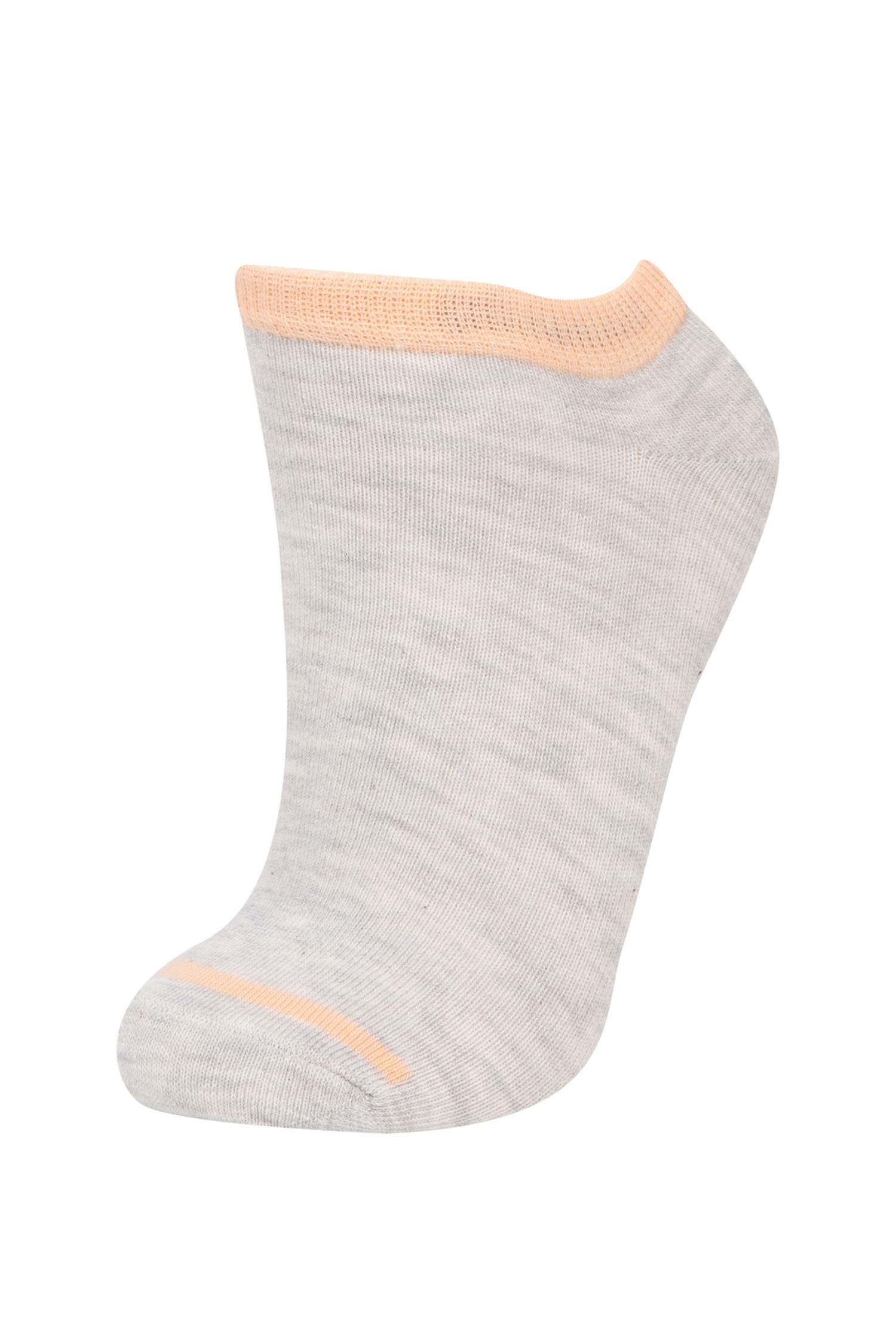 Kadın 3'lü Pamuklu Patik Çorap