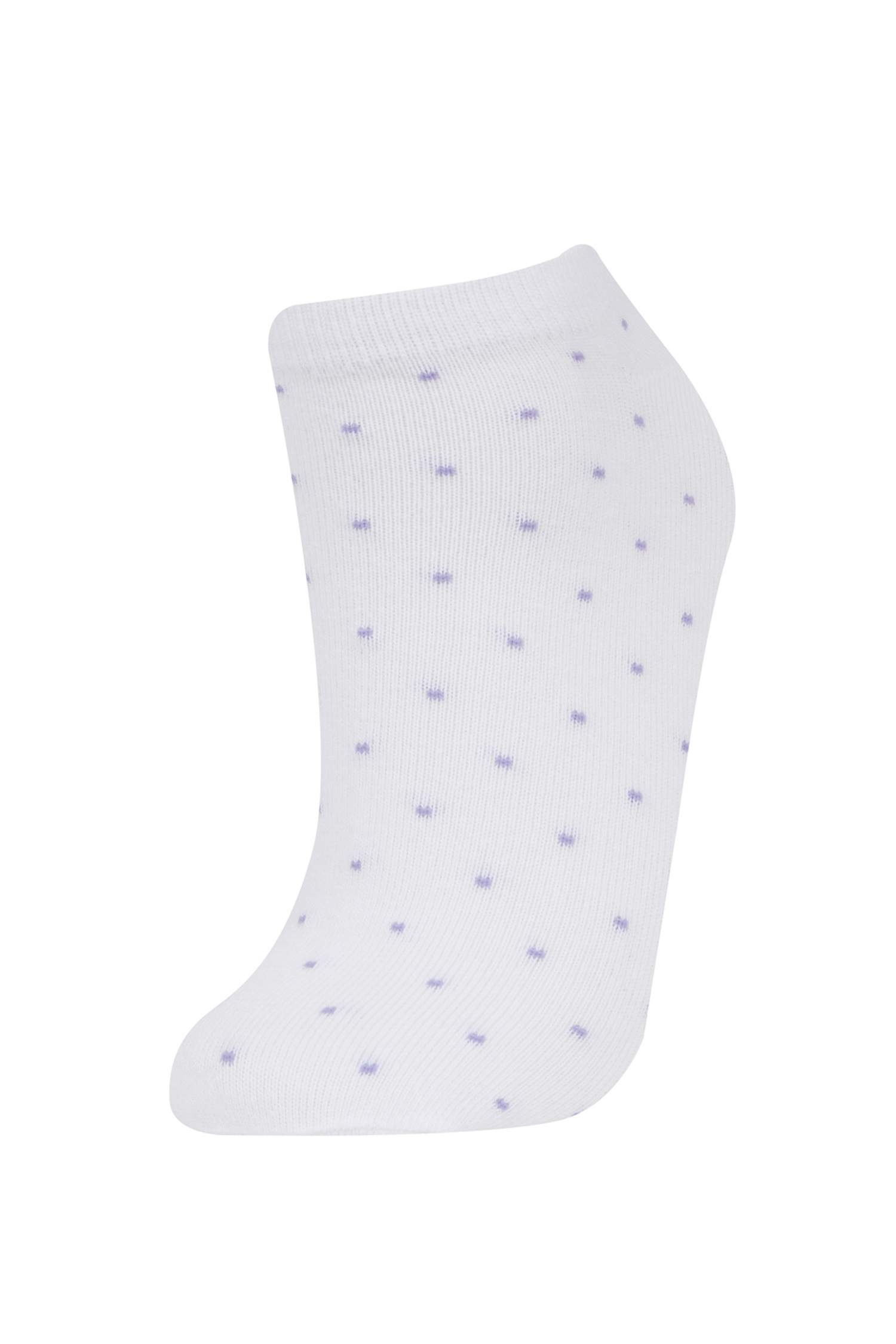 Kadın 3'lü Pamuklu Patik Çorap