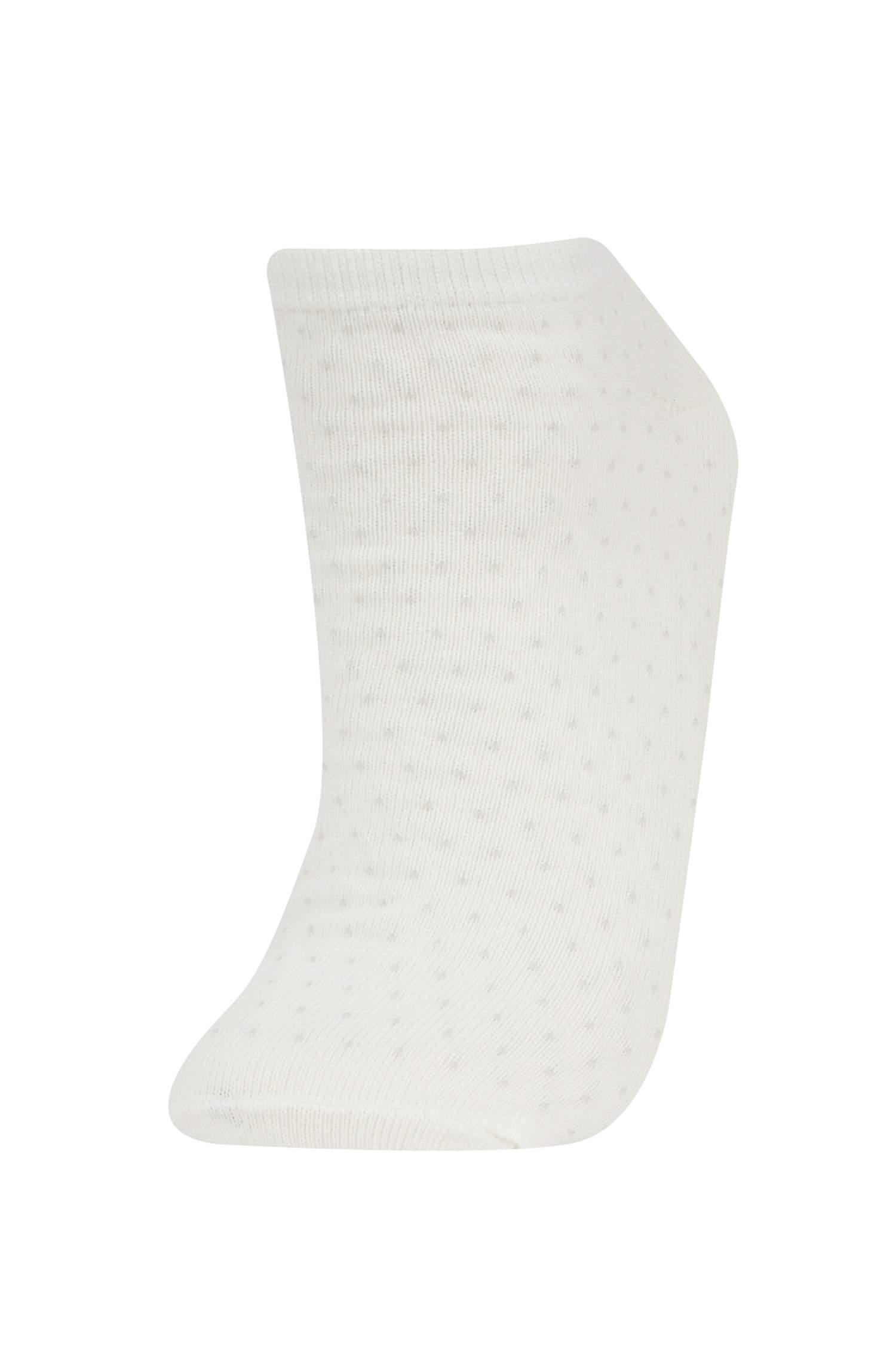 Kadın 5'li Pamuklu Patik Çorap
