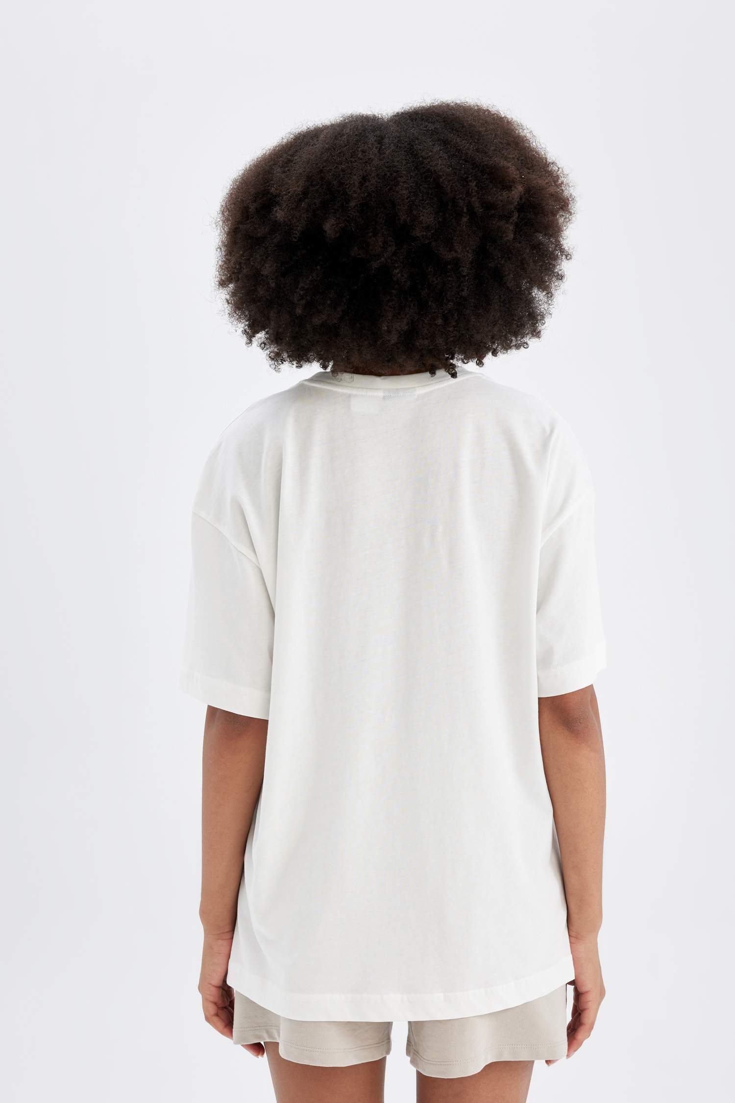 T-Shirt NBA Oversize à Manches Courtes De DefactoFit