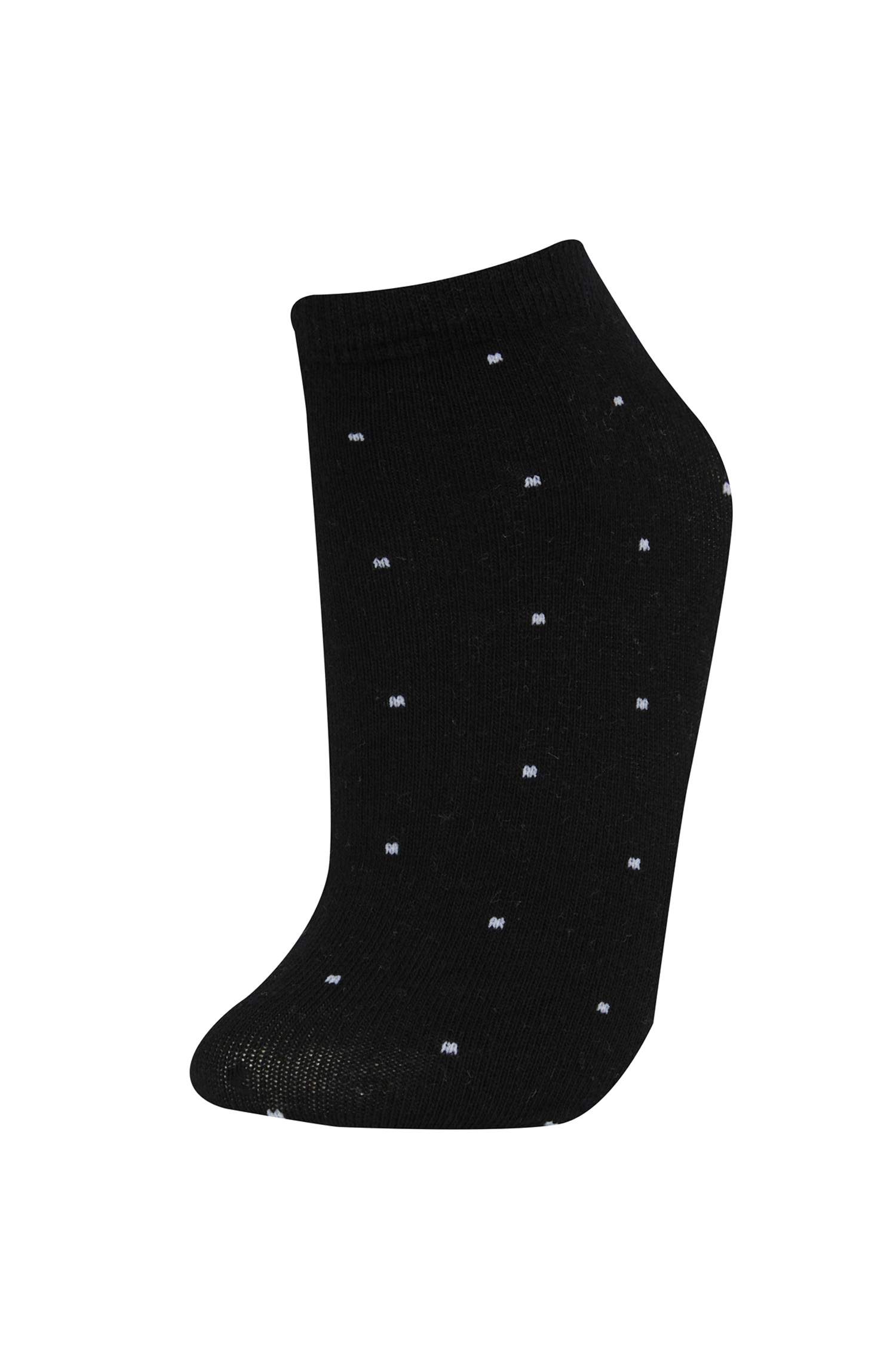 Kadın 3'lü Pamuklu Patik Çorap