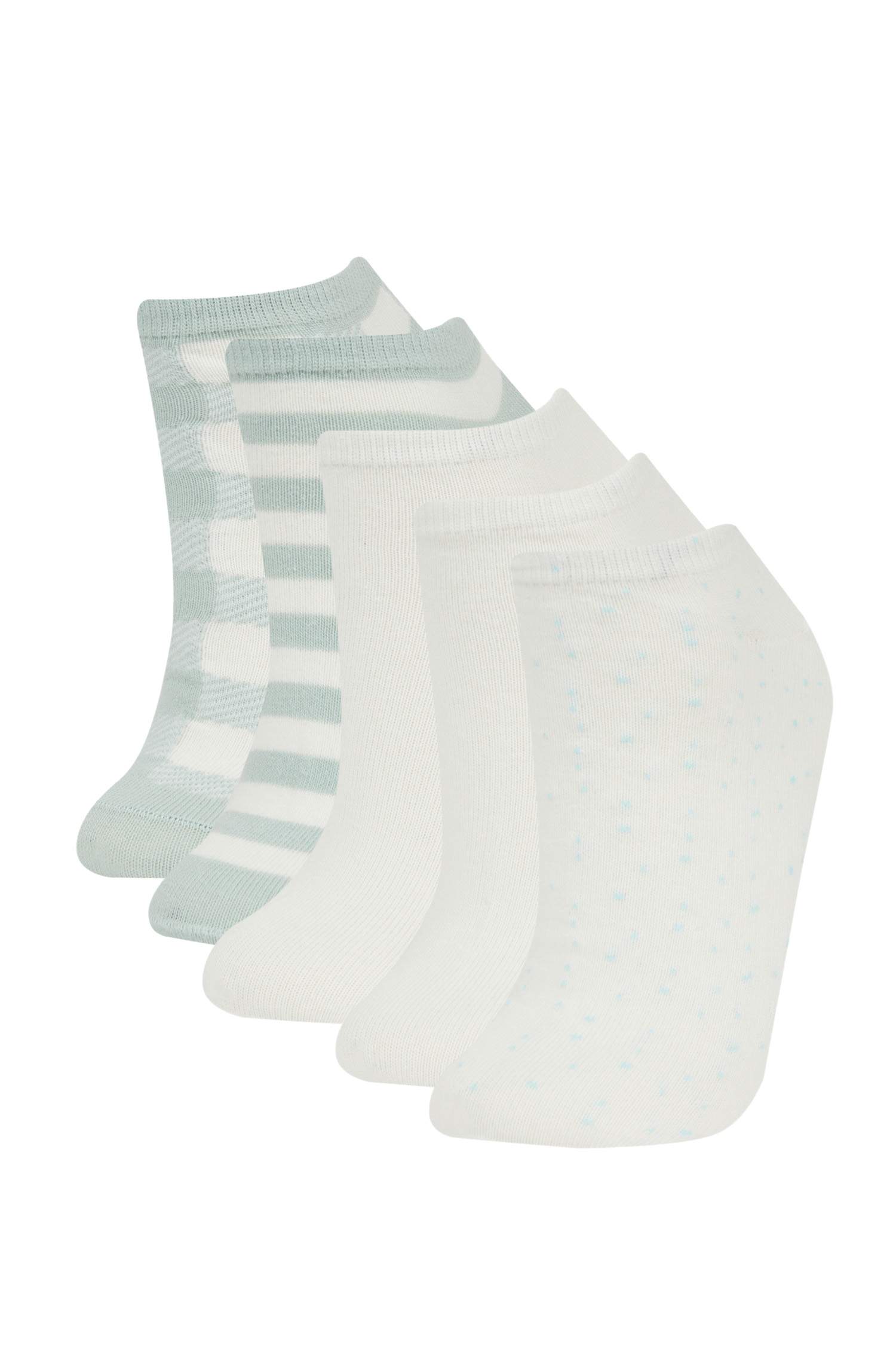 Короткие носки из хлопка, 5 пар