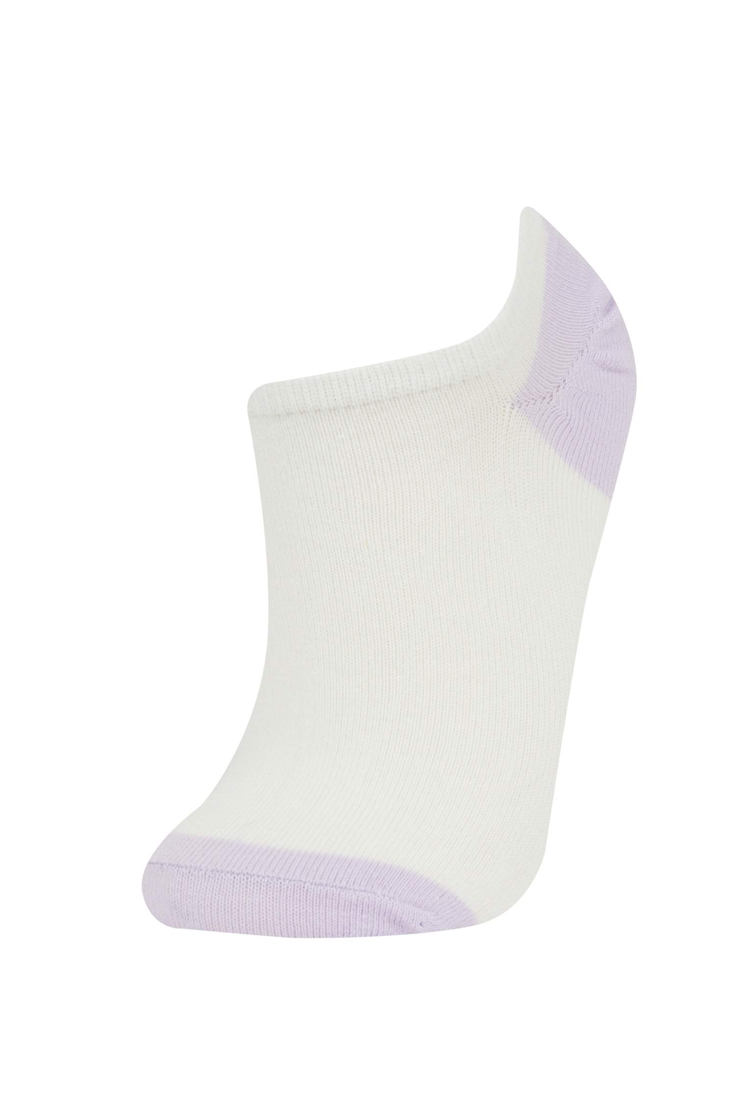 Kadın Görünmez 3'lü Pamuklu Sneaker Çorap