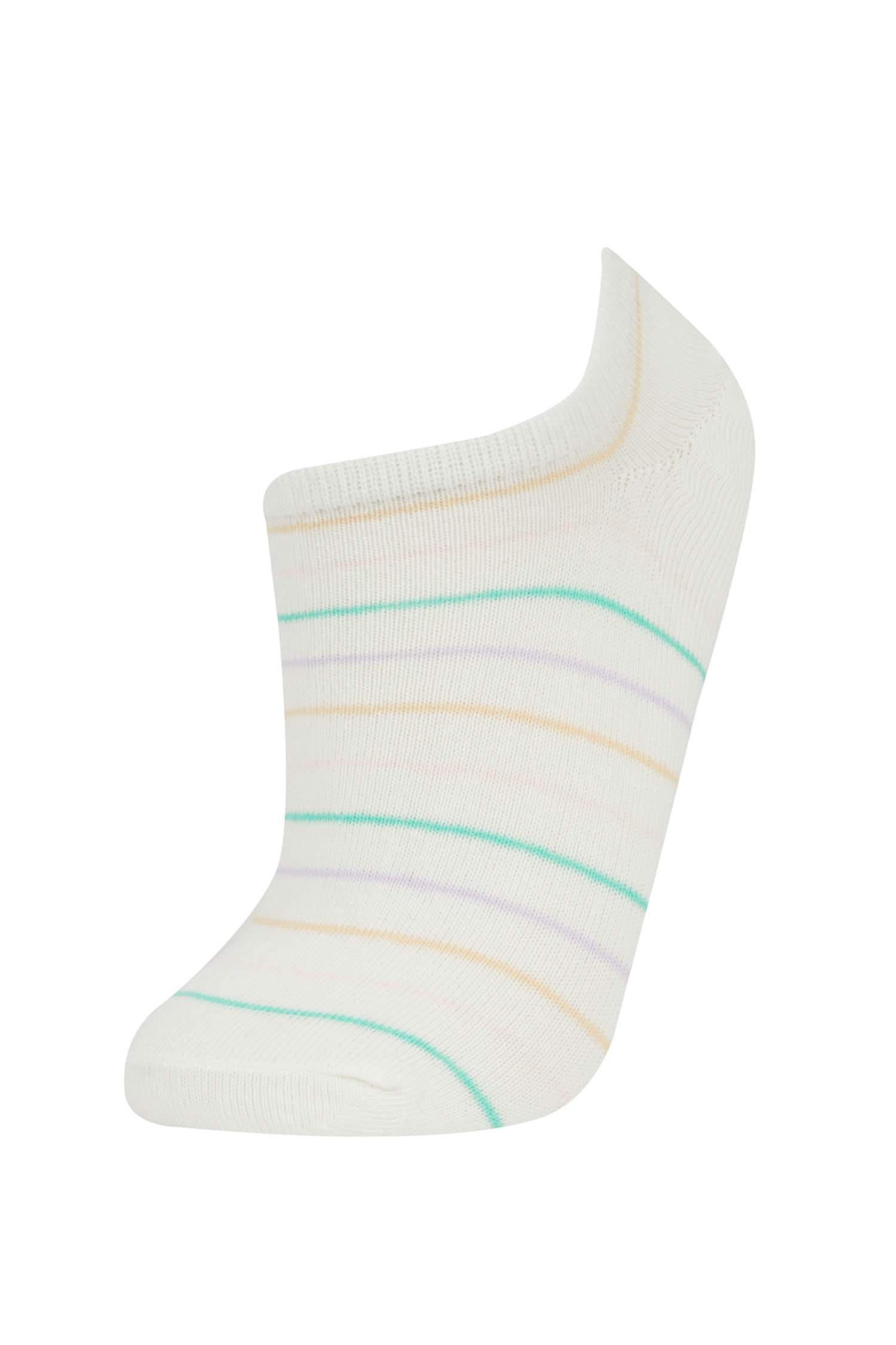 Kadın Görünmez 3'lü Pamuklu Sneaker Çorap