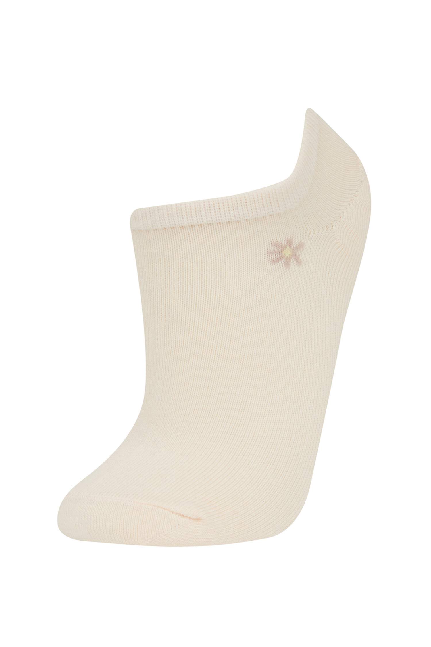 Kadın Görünmez 3'lü Pamuklu Sneaker Çorap