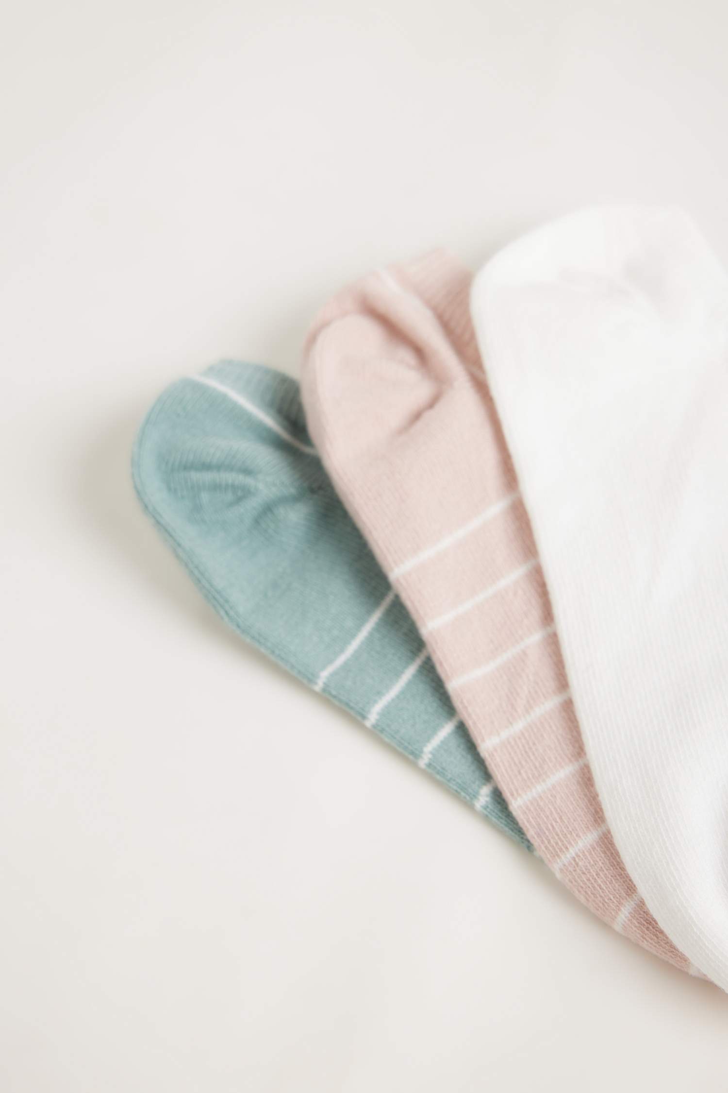 Lot de 3 paires de Chaussettes Courtes en Coton pour Femme