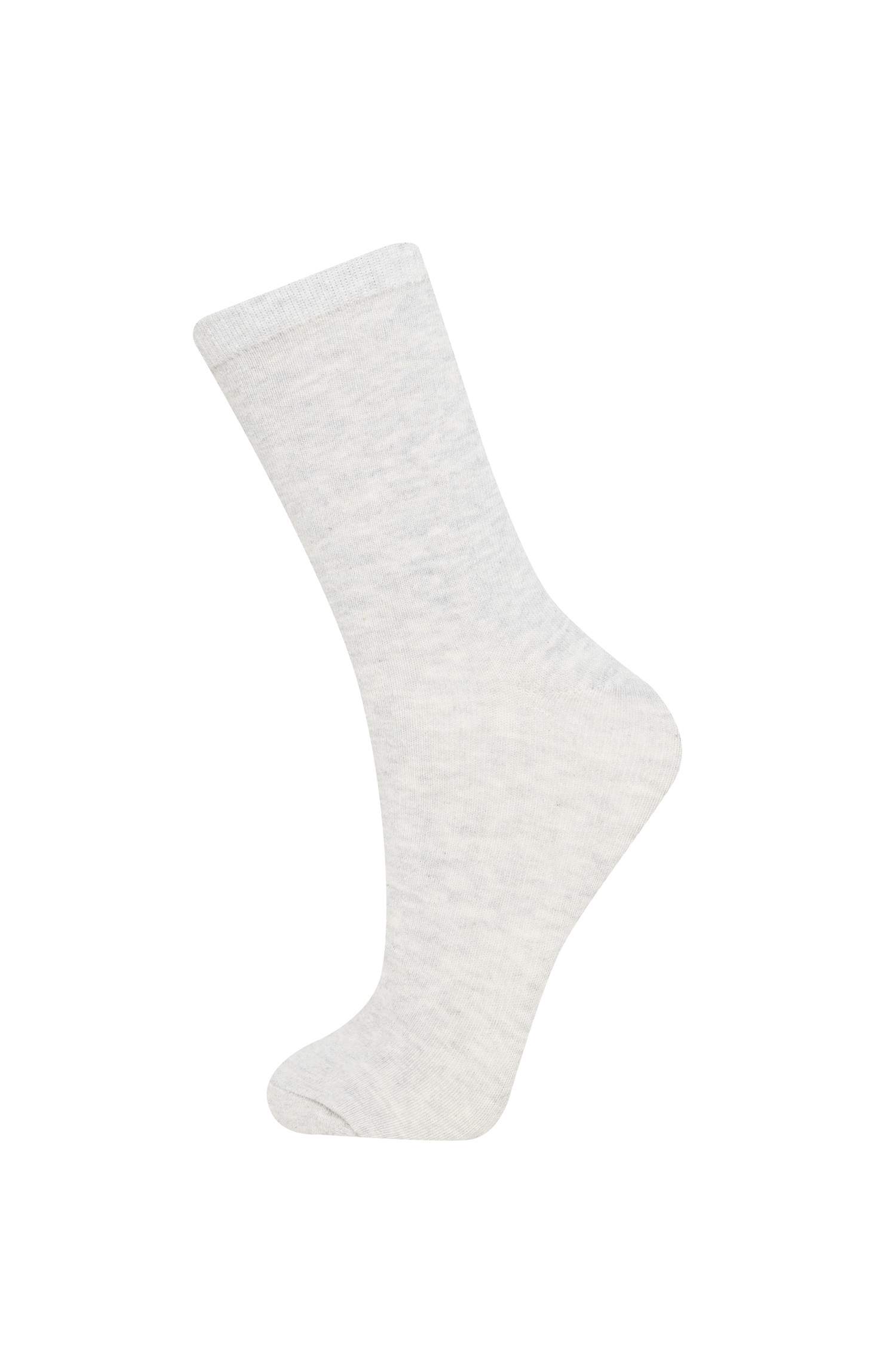 Kadın 5'li Pamuklu Uzun Çorap