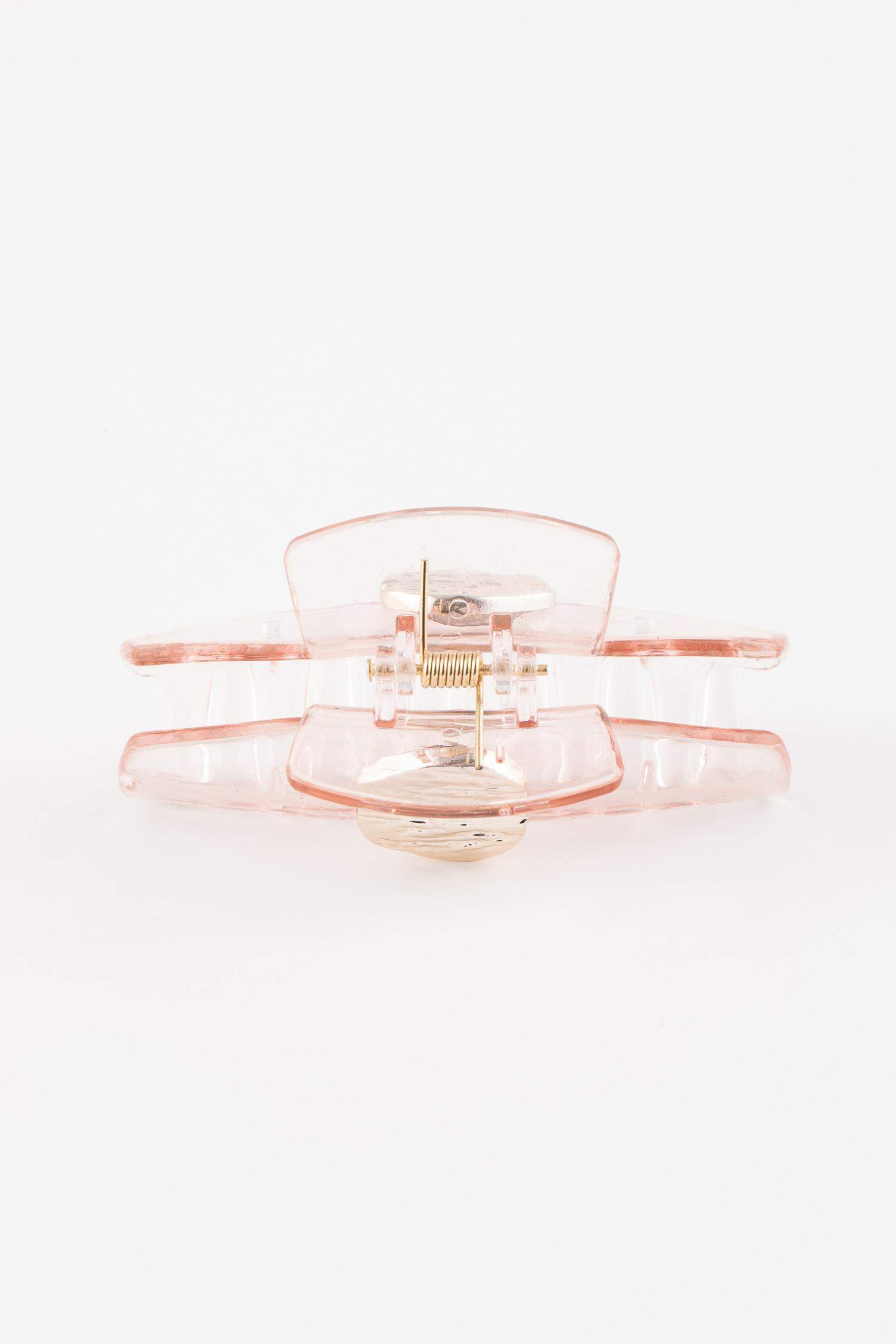 كلبس شعر زهري فضي