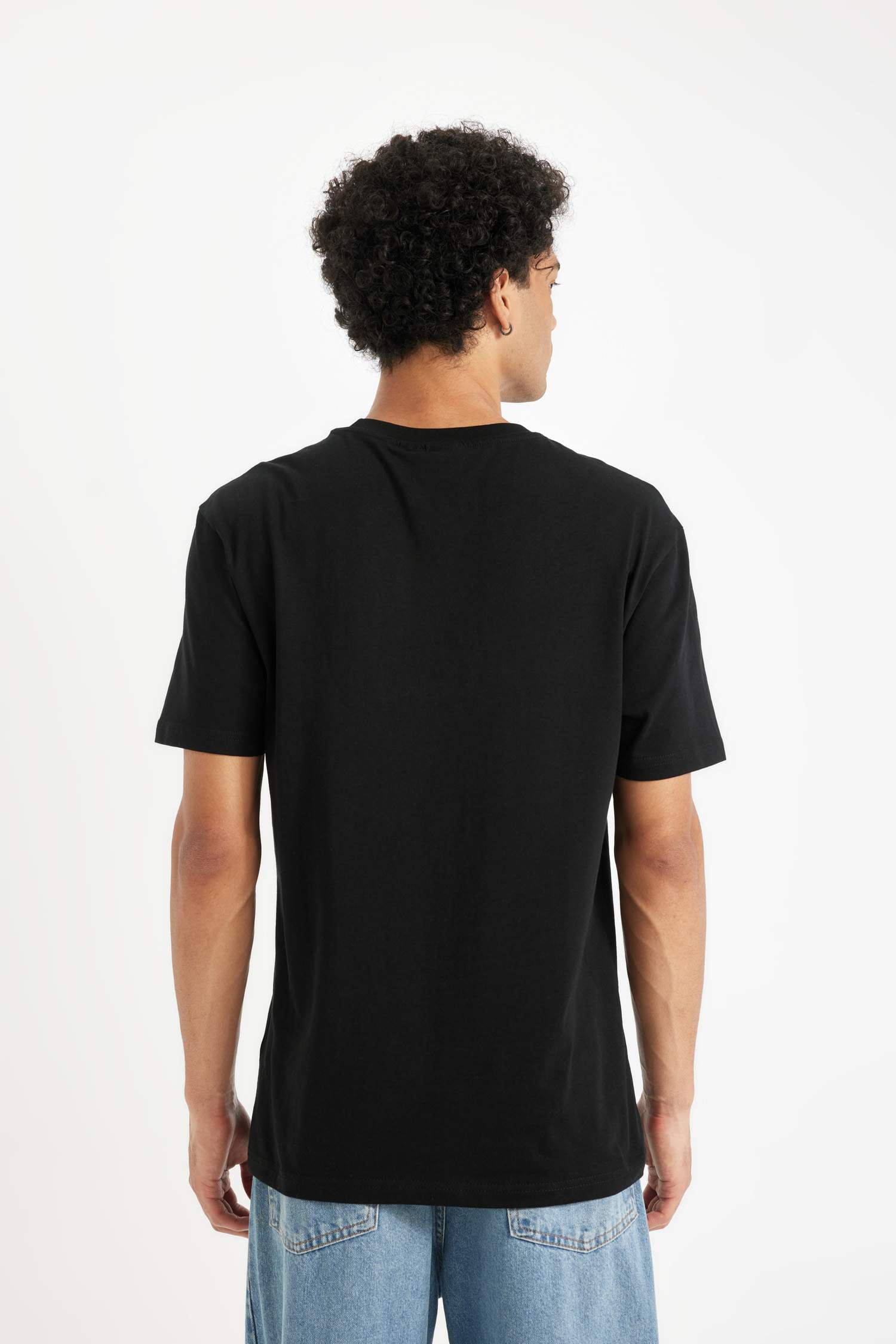 %100 Pamuk Star Wars Regular Fit Bisiklet Yaka Kısa Kollu Tişört