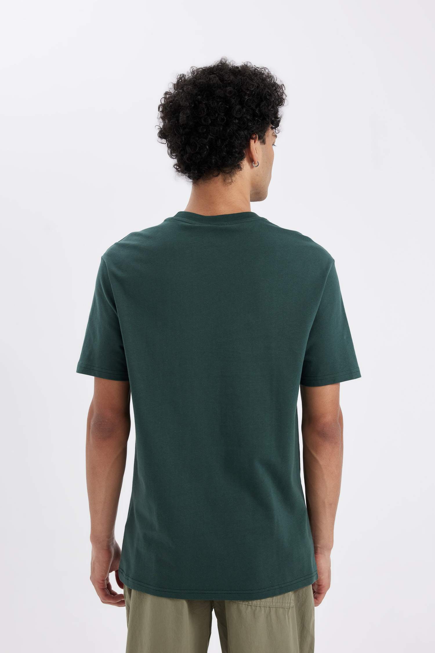 %100 Pamuk Star Wars-Mandalorian Bisiklet Yaka Kısa Kollu Tişört