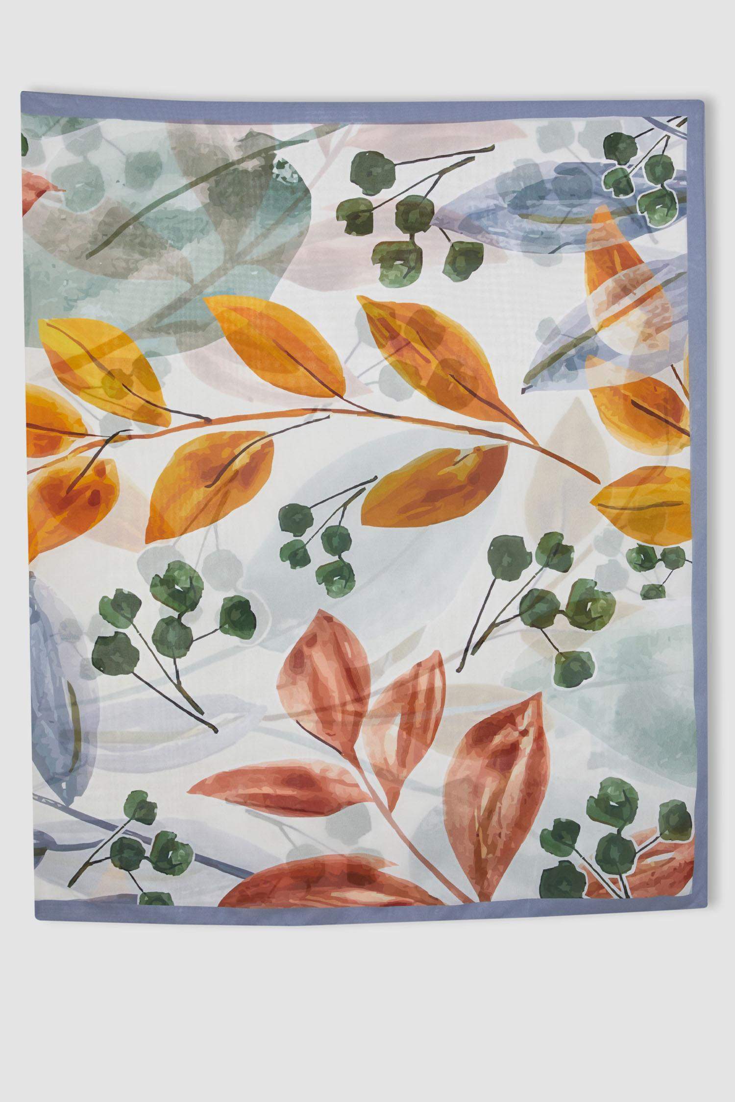 Patterned Chiffon Beachwear