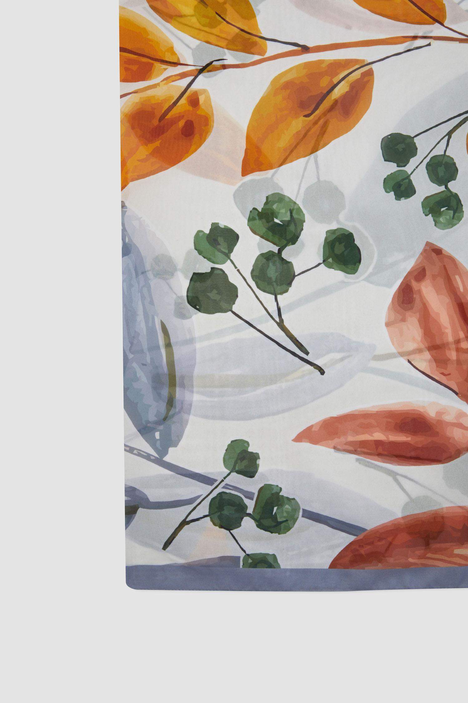 Patterned Chiffon Beachwear