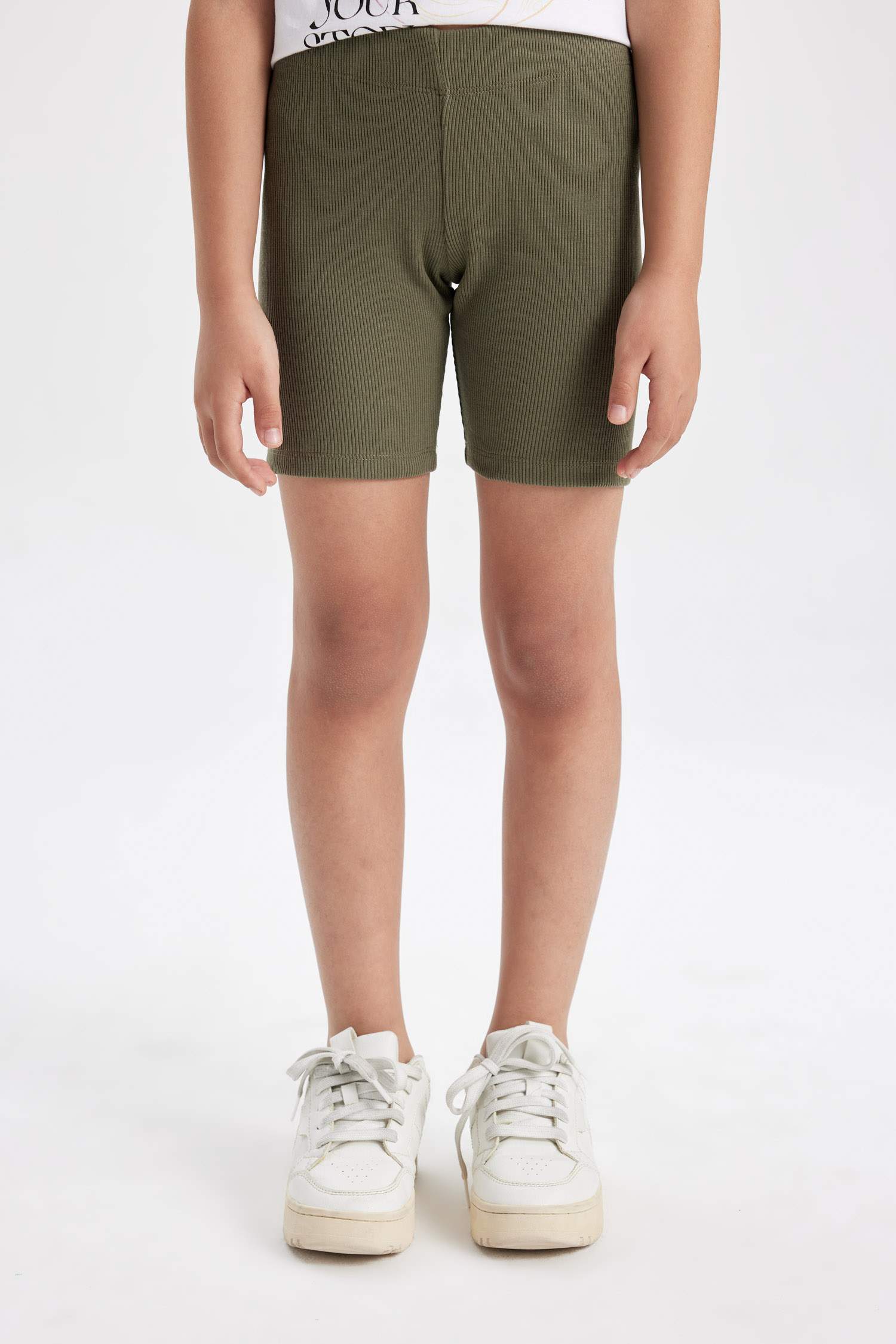 Kız Çocuk Biker Fitilli Kaşkorse Tayt