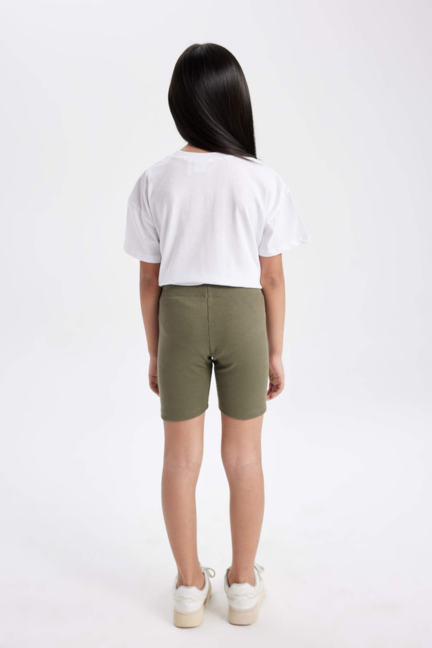 Kız Çocuk Biker Fitilli Kaşkorse Tayt