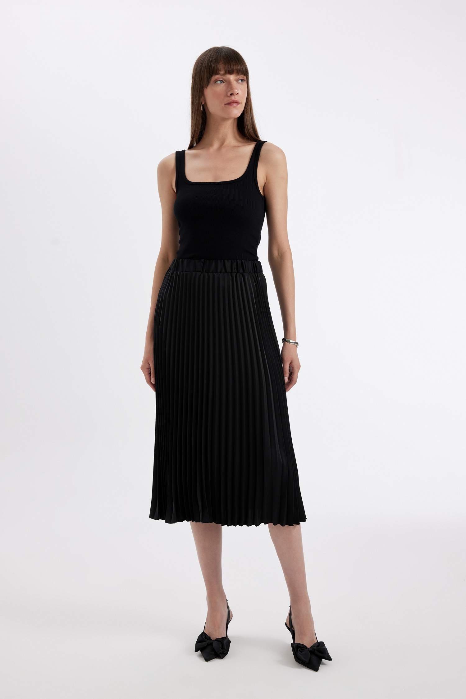 бүрме максималды ұзындық Тоқылған юбка