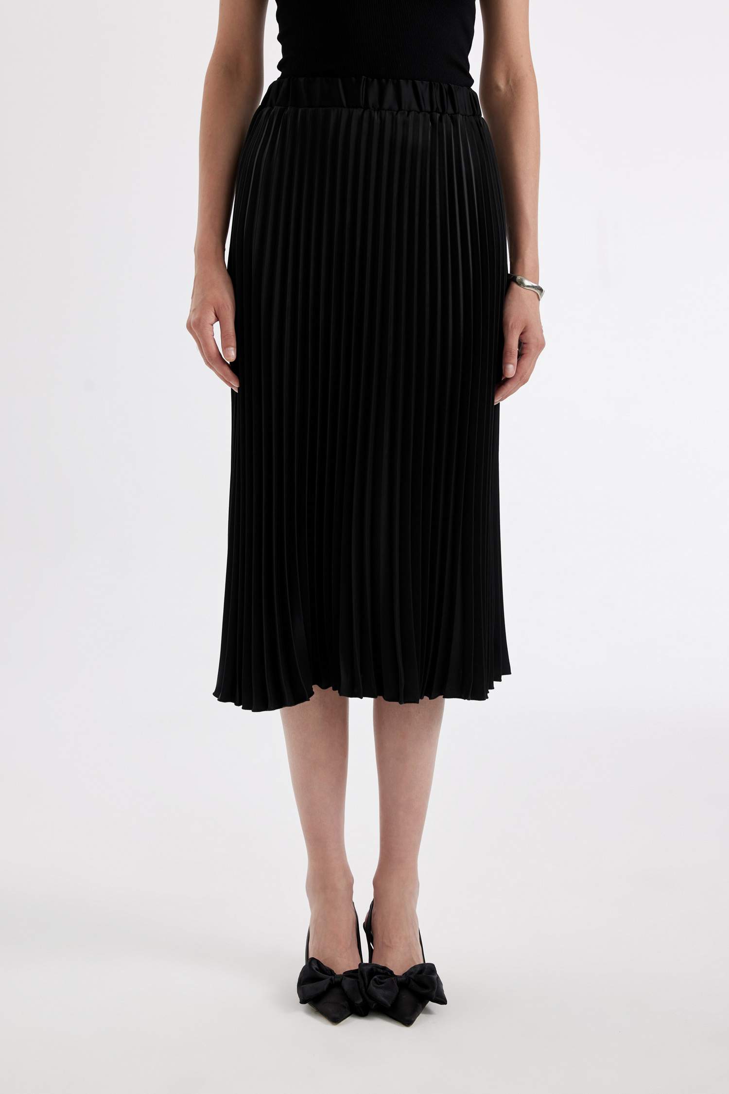 бүрме максималды ұзындық Тоқылған юбка