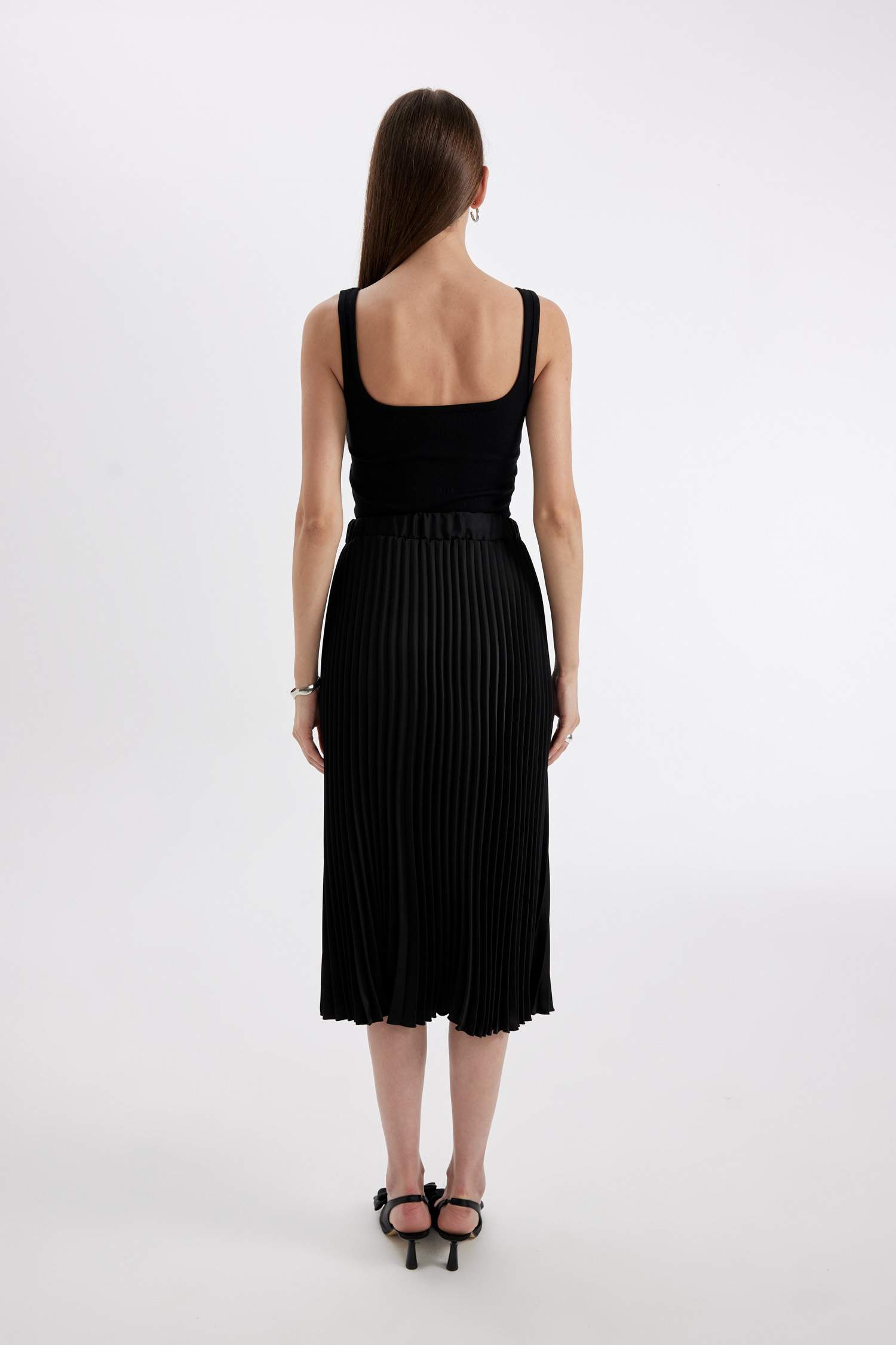 бүрме максималды ұзындық Тоқылған юбка