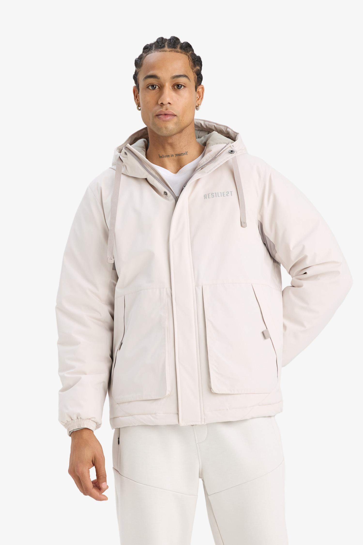 Regular Fit Hooded Jacket