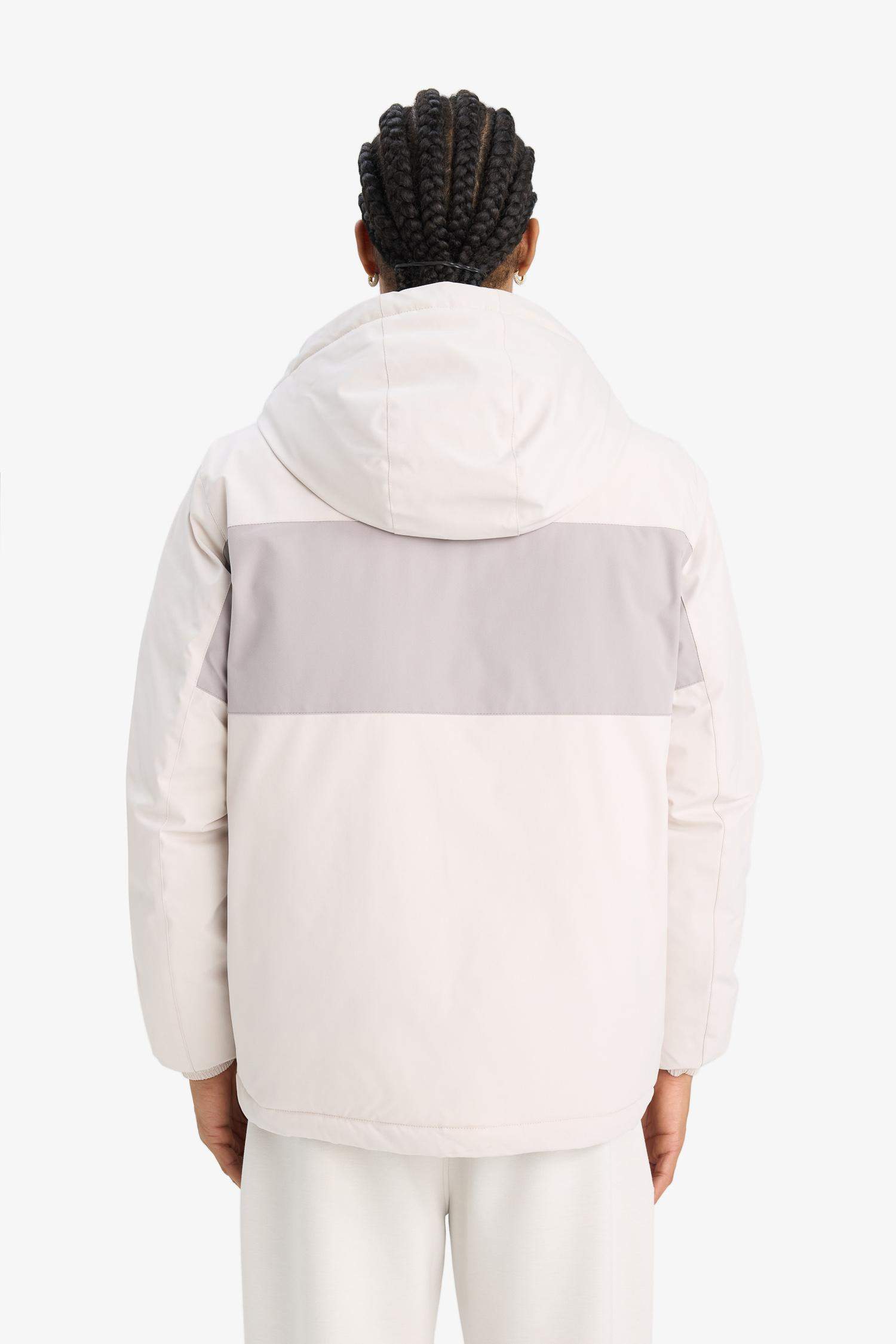 Regular Fit Hooded Jacket