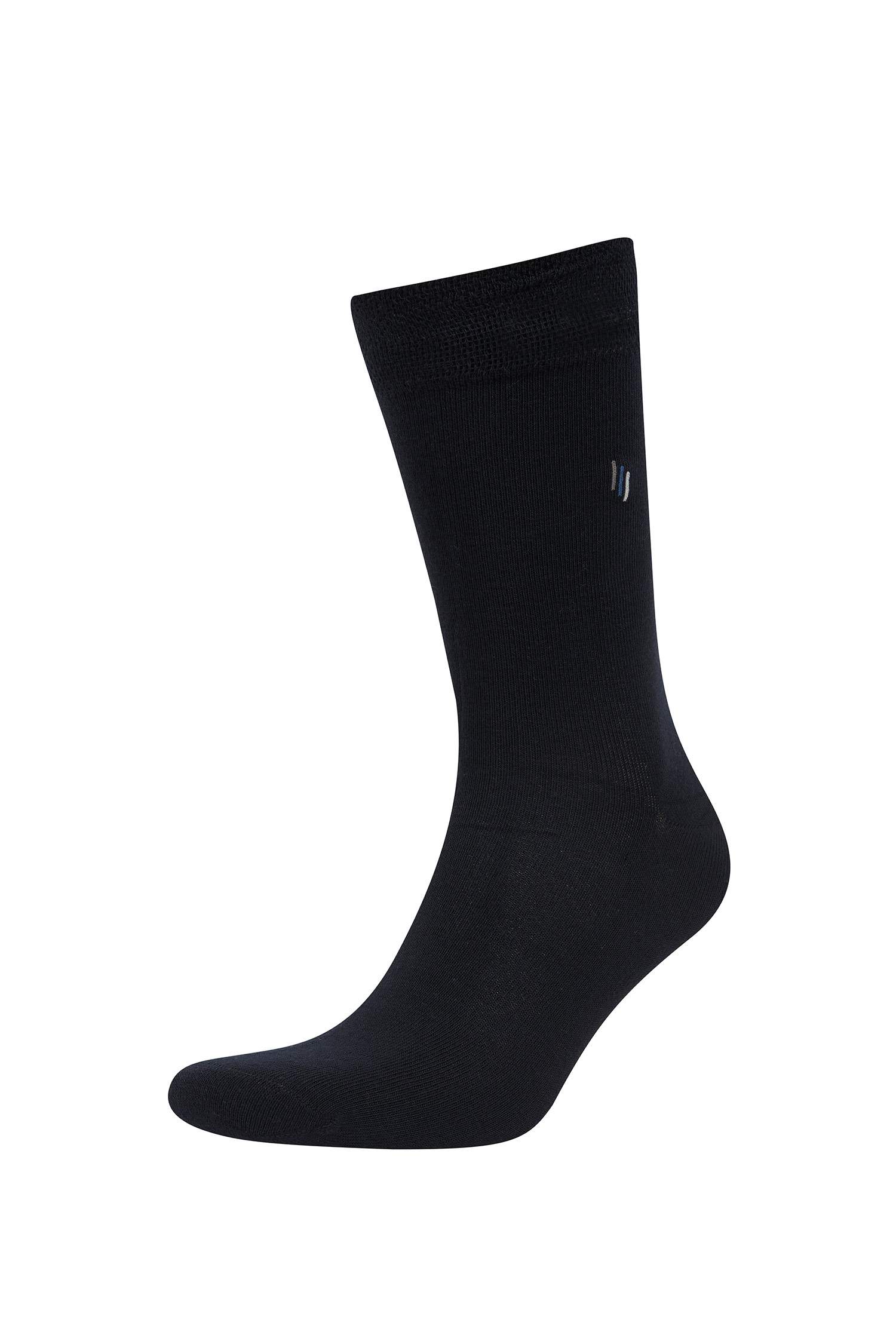 Erkek Dikişsiz 3'lü Bambu Uzun Çorap