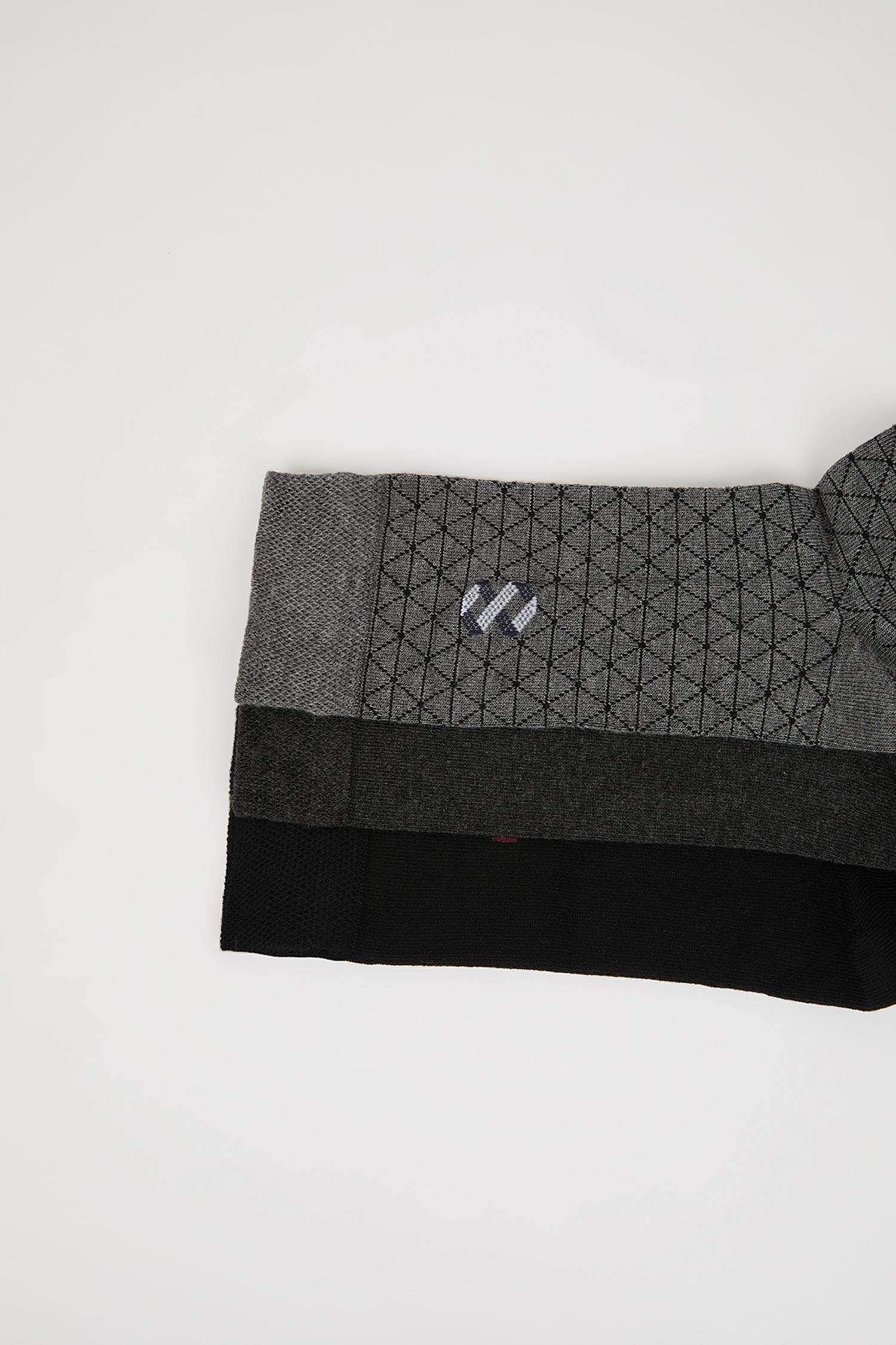 Erkek Dikişsiz 3'lü Bambu Uzun Çorap