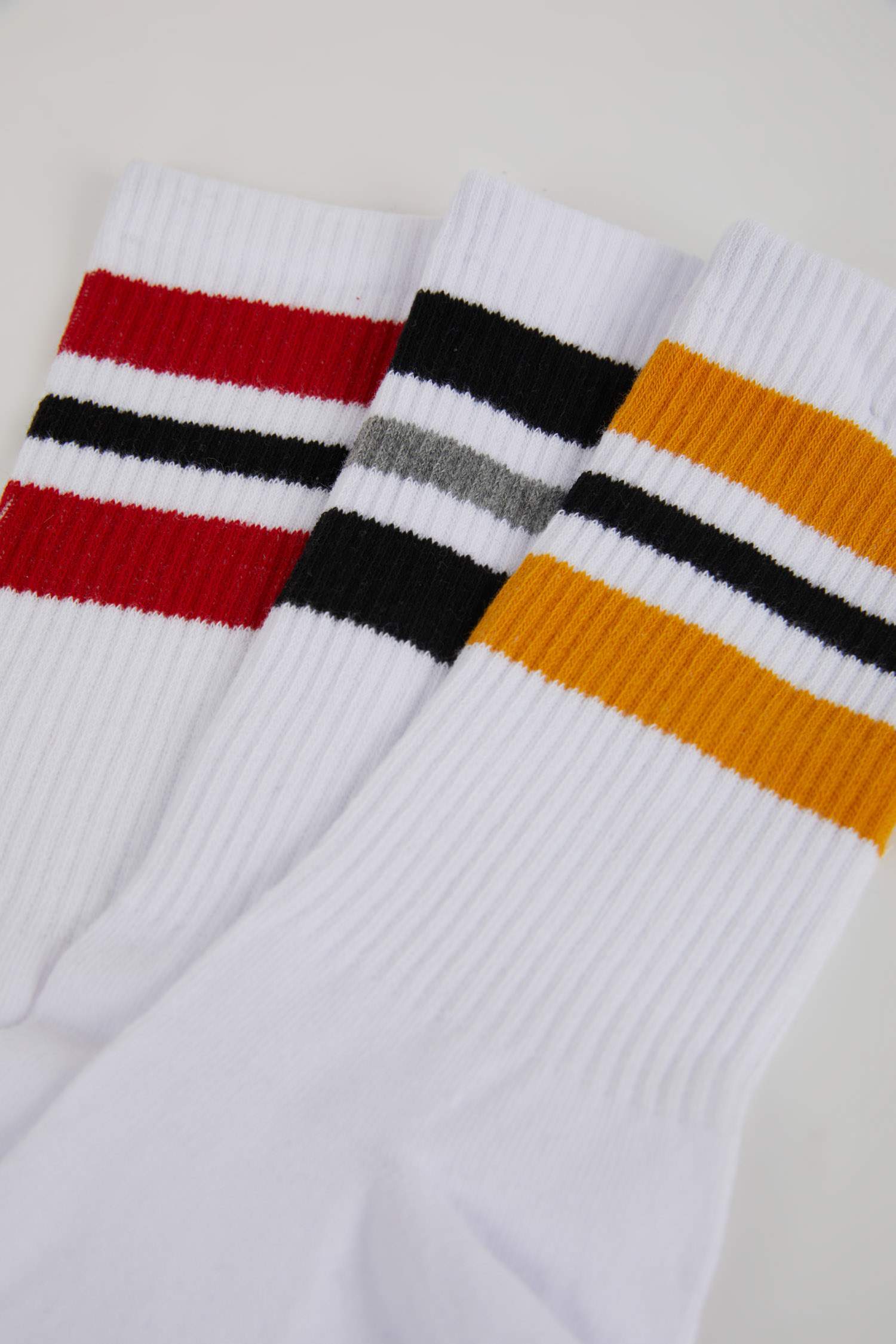 جوارب طويلة قطن من 3 قطع