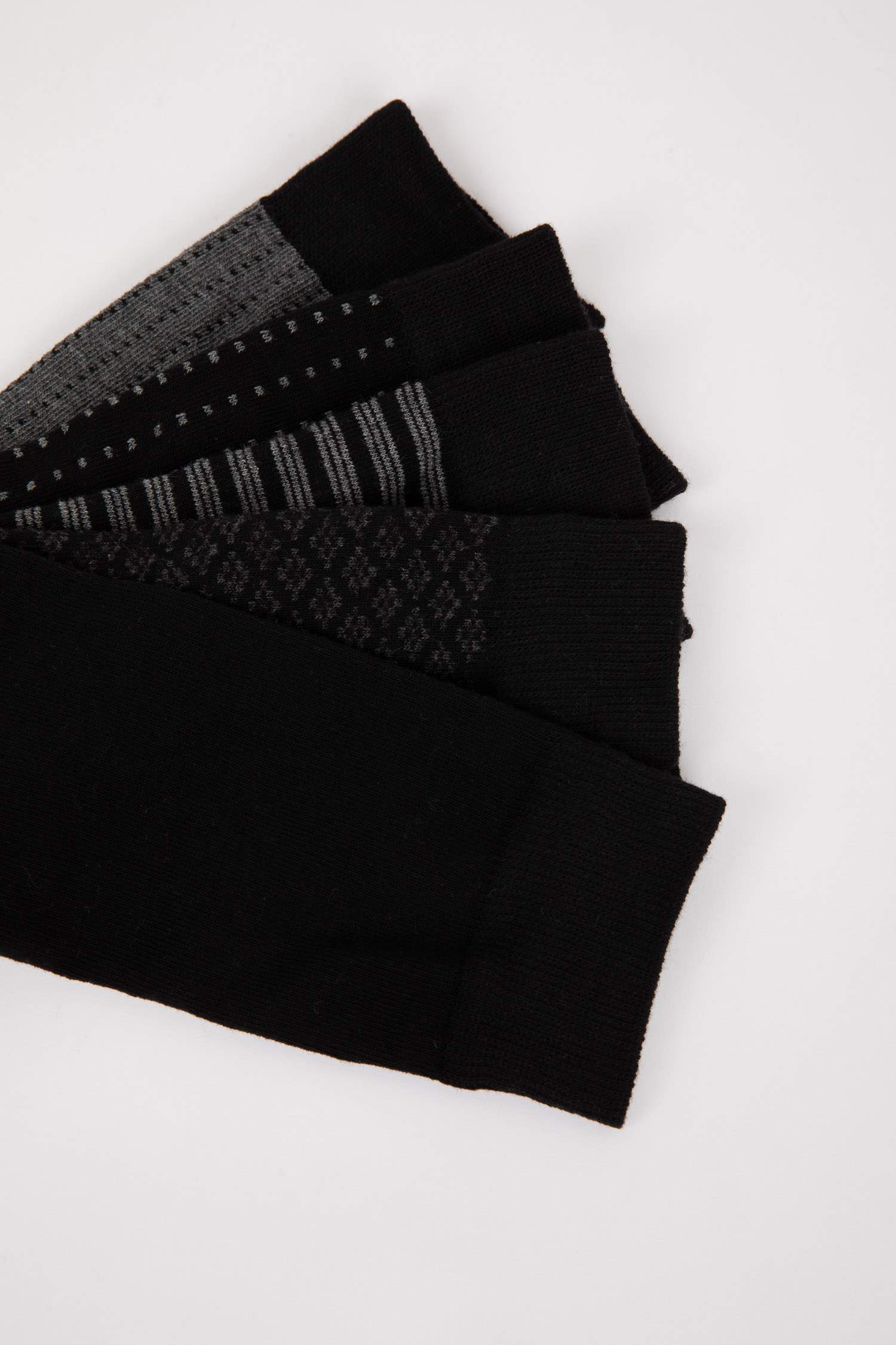 جوارب طويلة قطن - 5 قطع