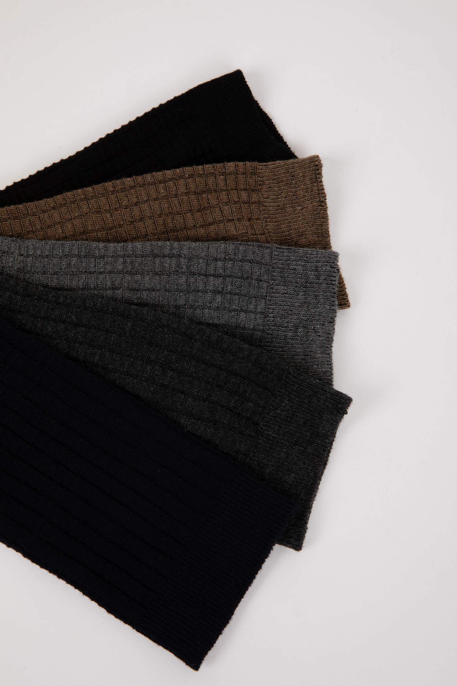 Erkek Rahat Lastikli 5'li Pamuklu Uzun Çorap