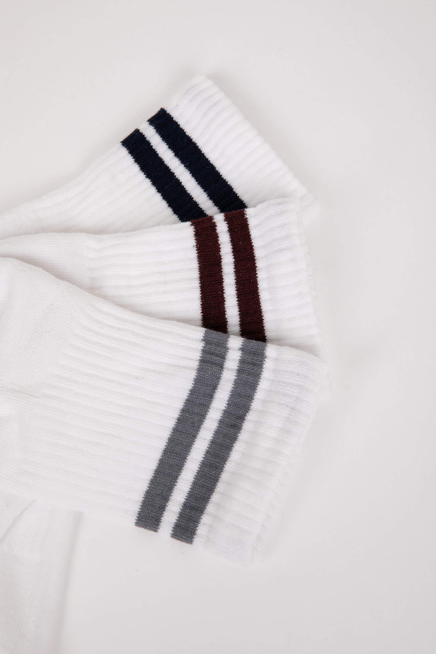 Lot de 3 paires de Chaussettes de sport confortables en coton pourHomme