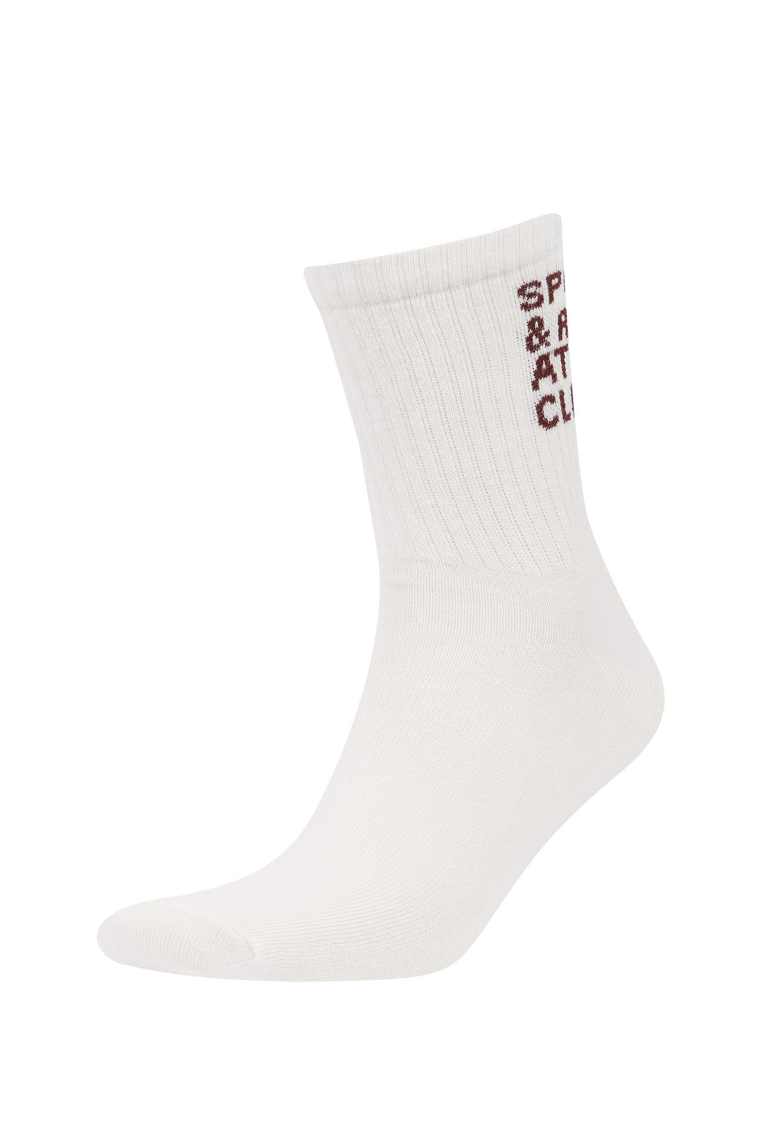 Erkek Rahat Lastikli 3'lü Pamuklu Soket Çorap