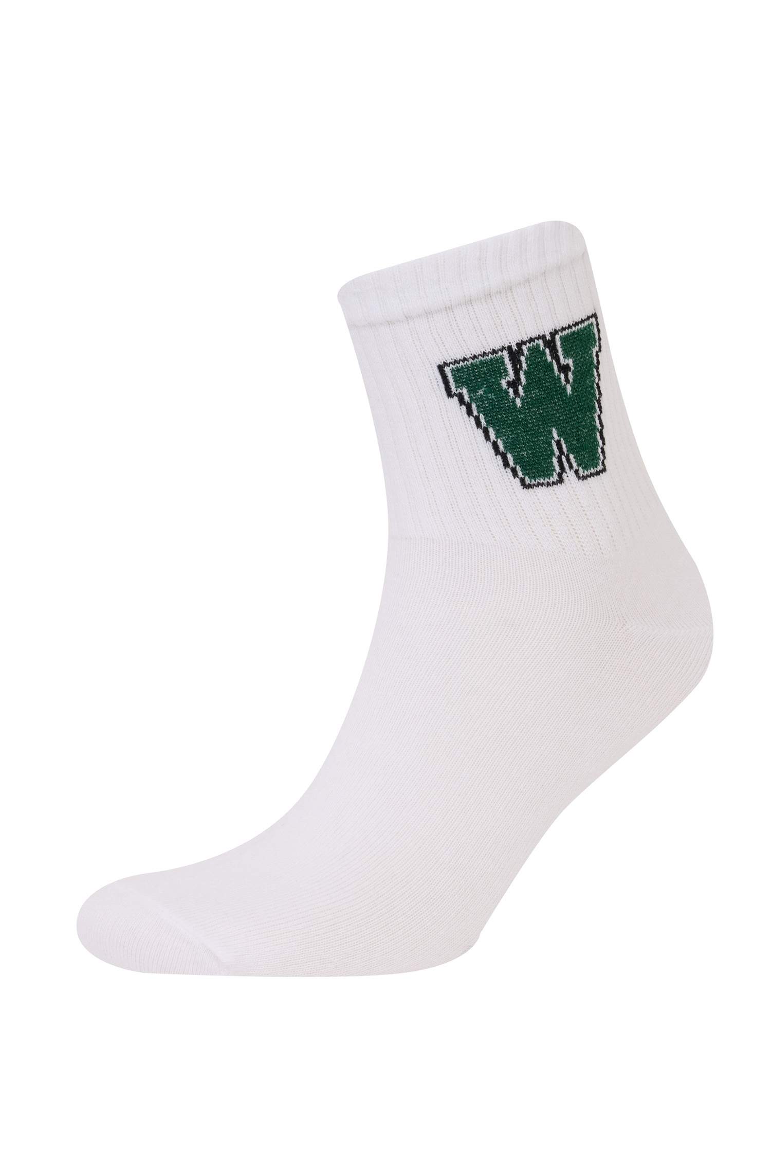 Erkek Rahat Lastikli 3'lü Pamuklu Soket Çorap