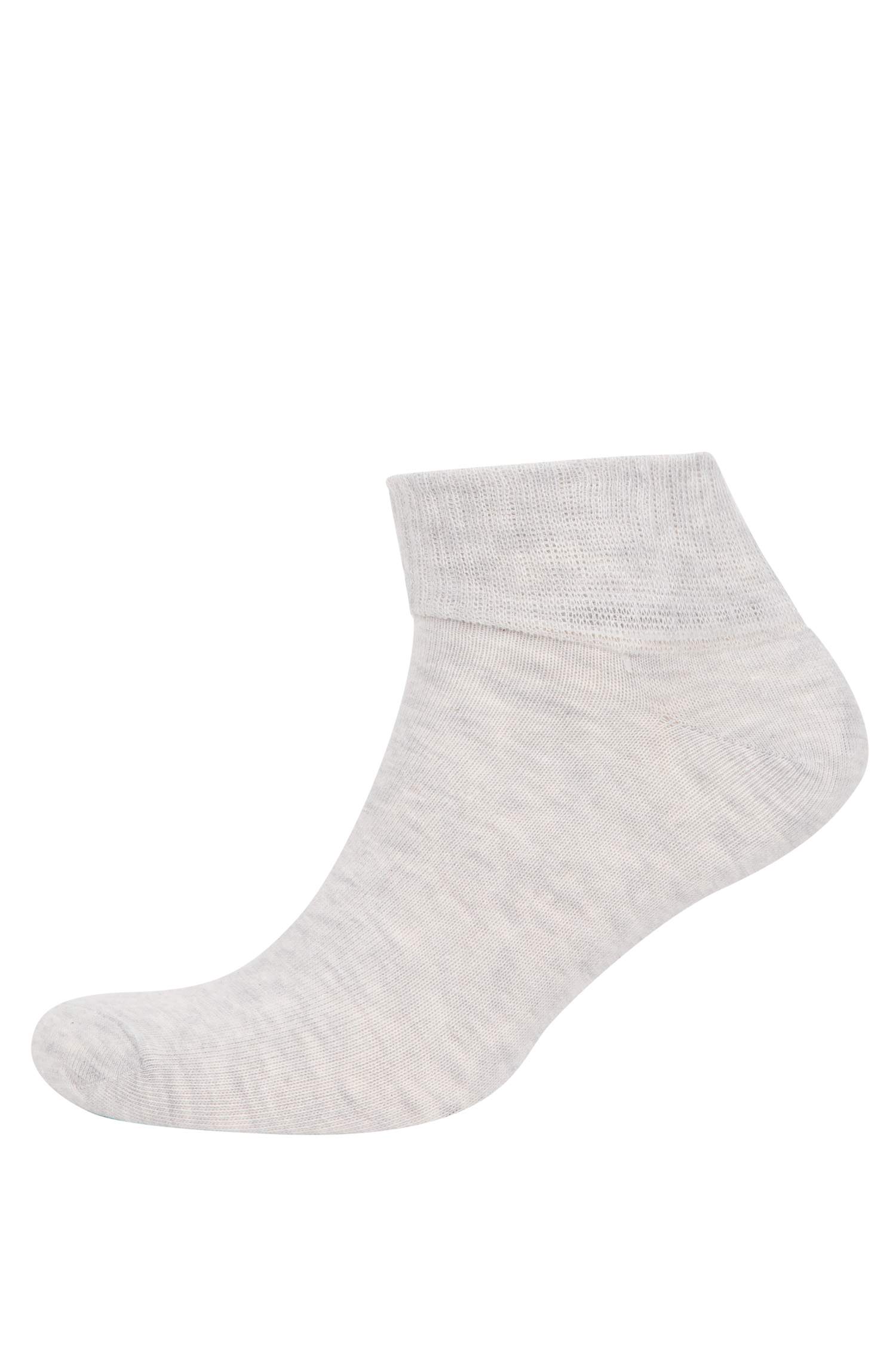 Erkek 5'li Pamuklu Patik Çorap