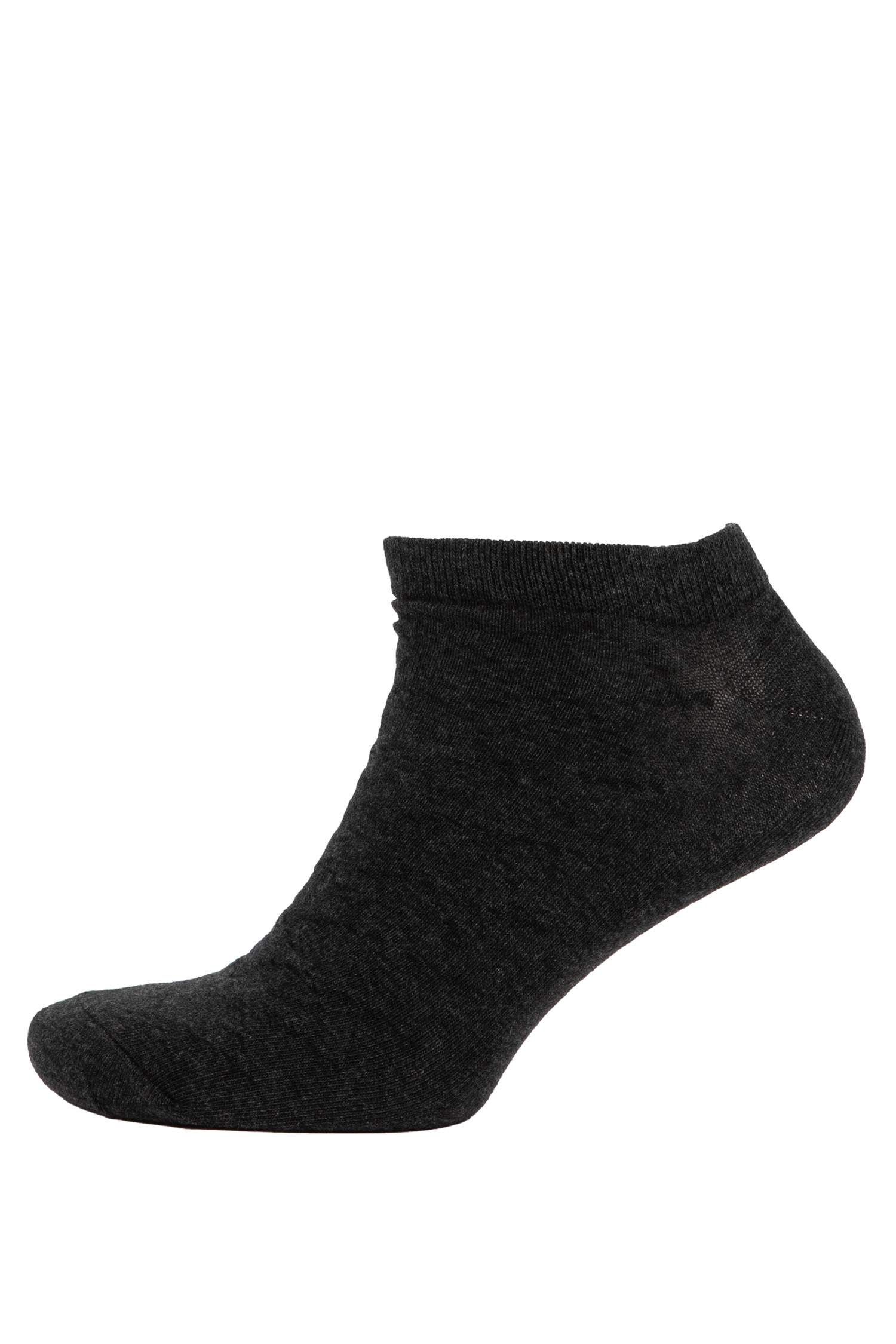 Erkek 3'lü Pamuklu Patik Çorap