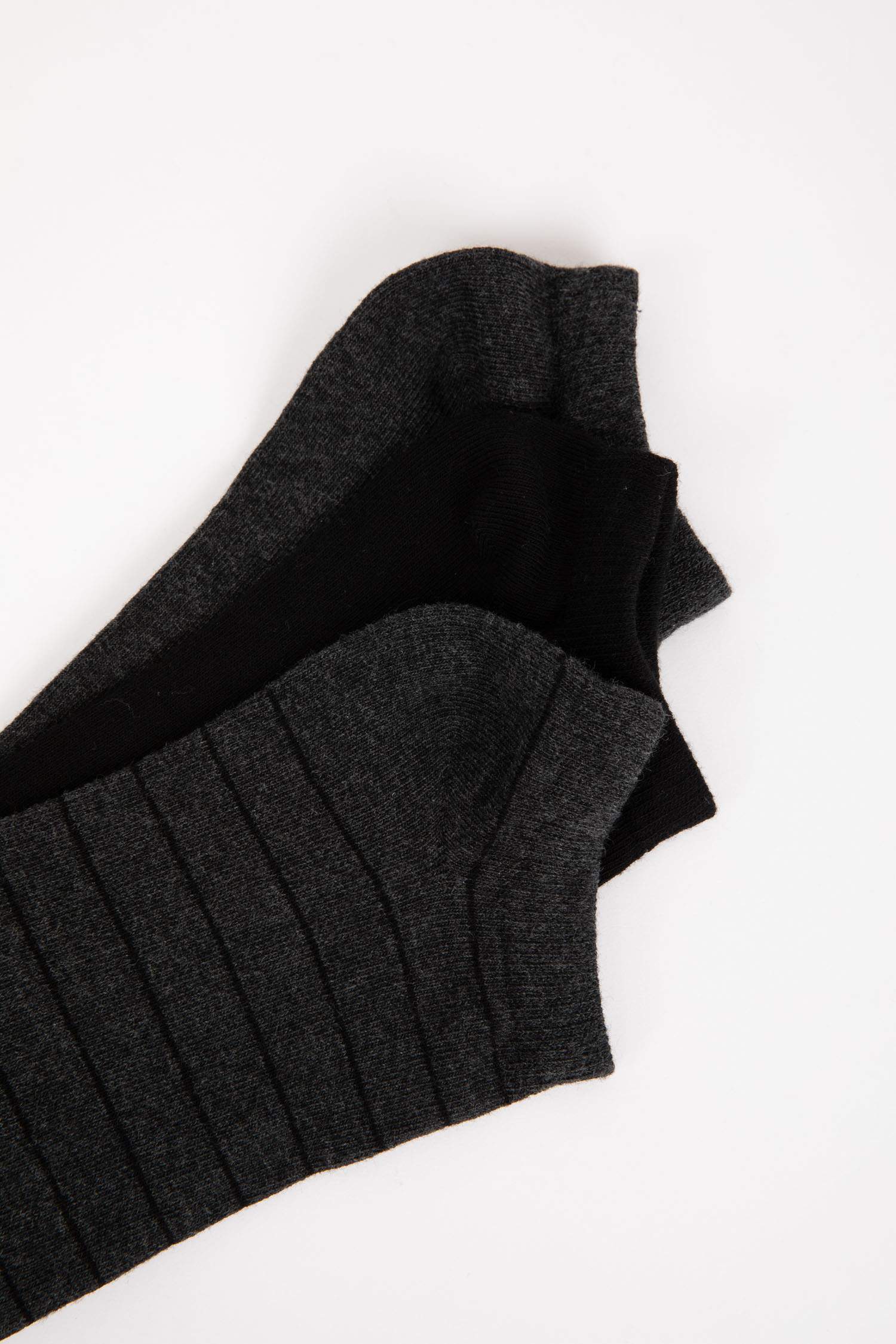 Erkek 3'lü Pamuklu Patik Çorap