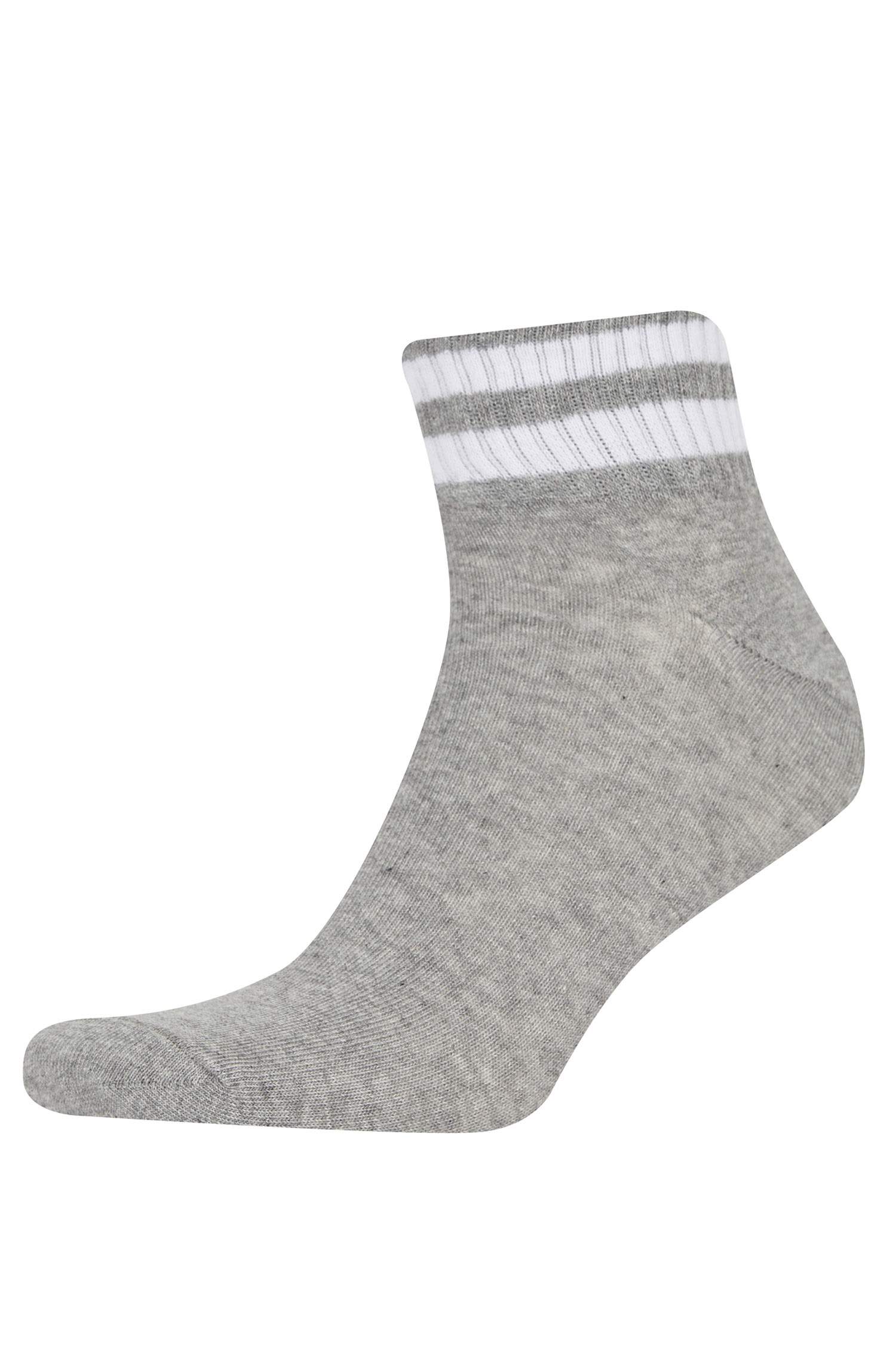 Erkek 3'lü Pamuklu Patik Çorap