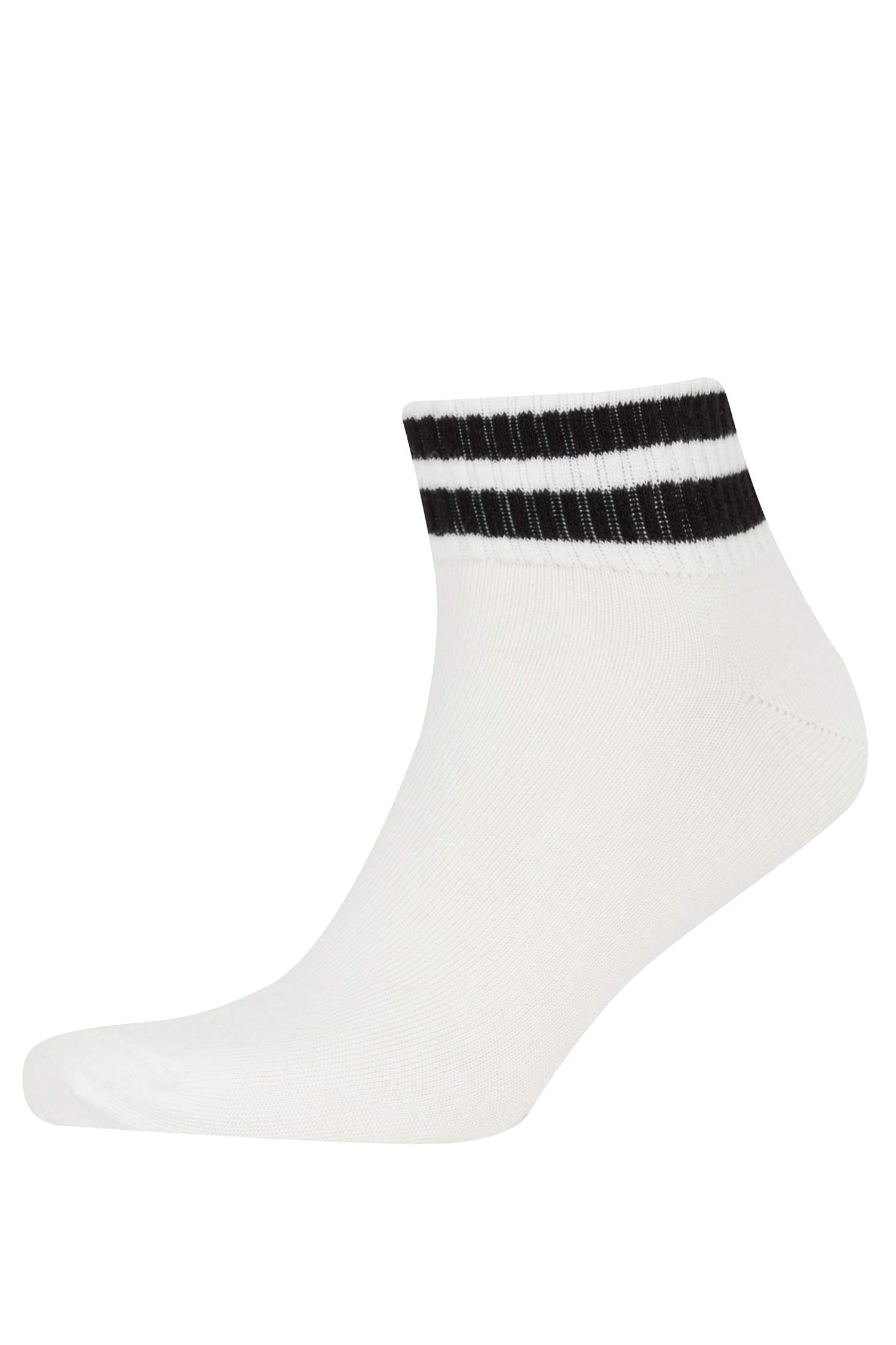 Erkek 3'lü Pamuklu Patik Çorap